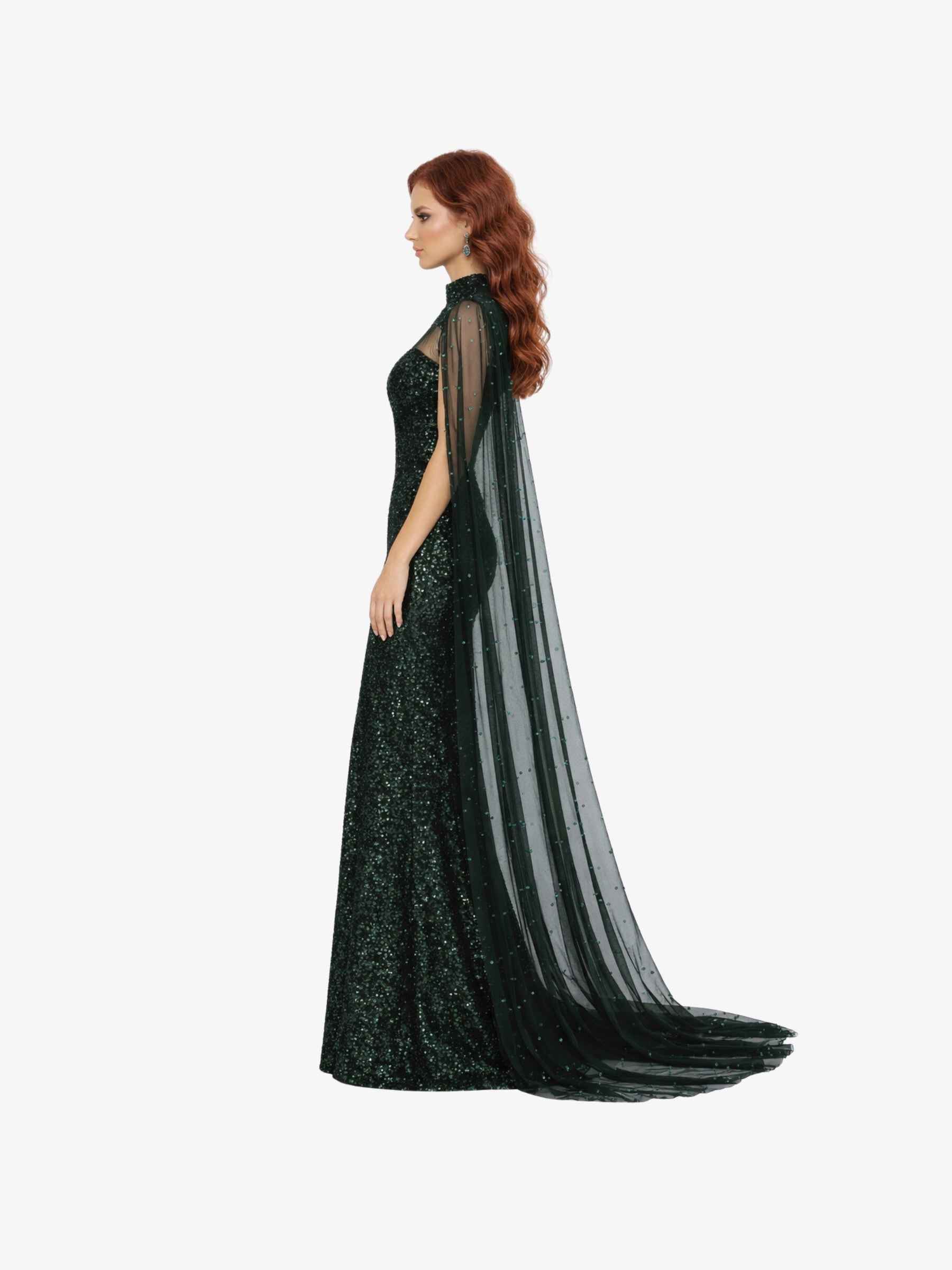 Rochie Lunga “Altesa”, Verde