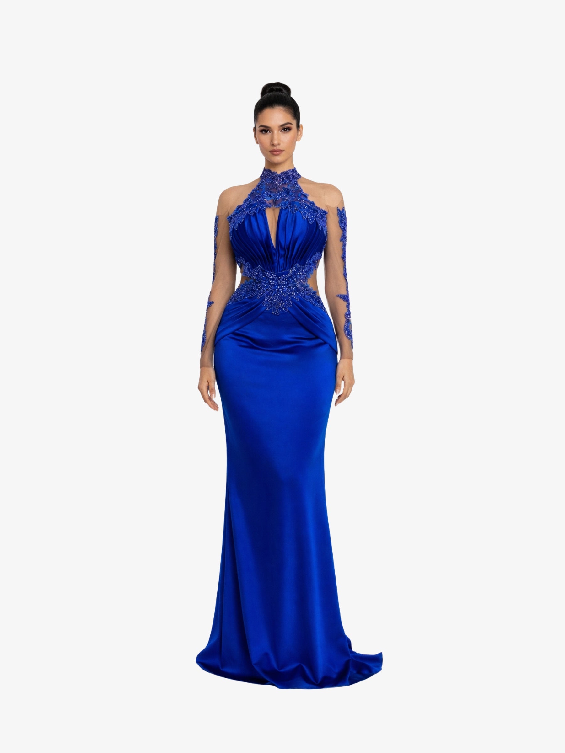 Rochie Lunga "Azira", Albastra