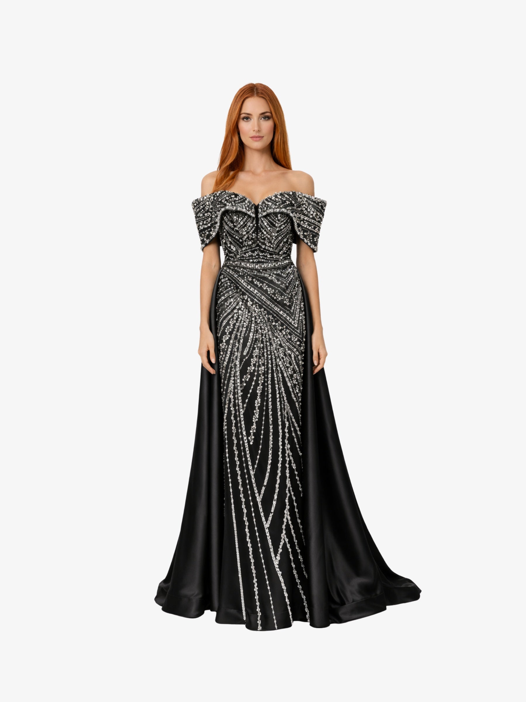 Rochie Lunga “Daiana” Regal, Negru