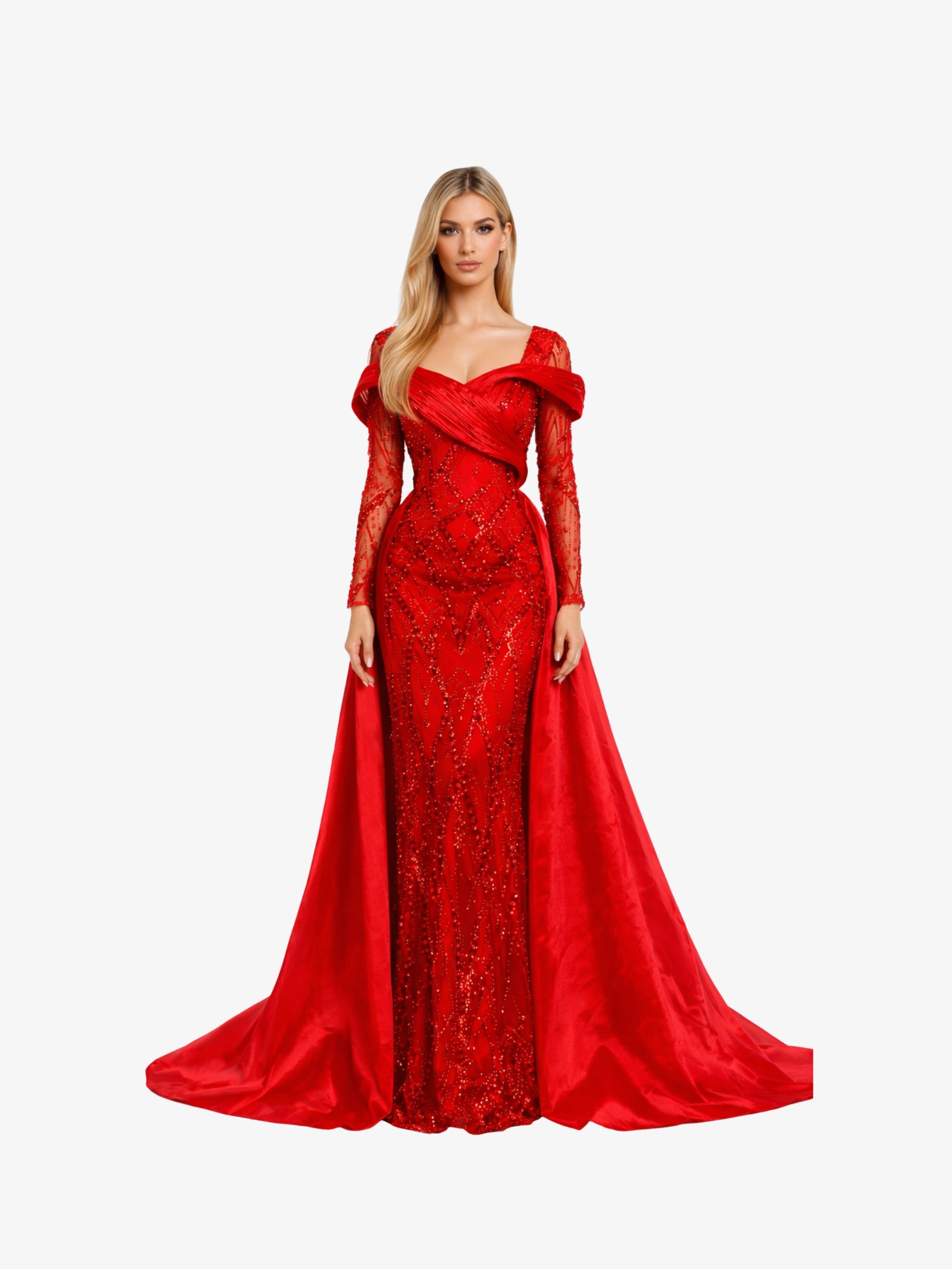 Rochie Lunga "Demetra", Rosie