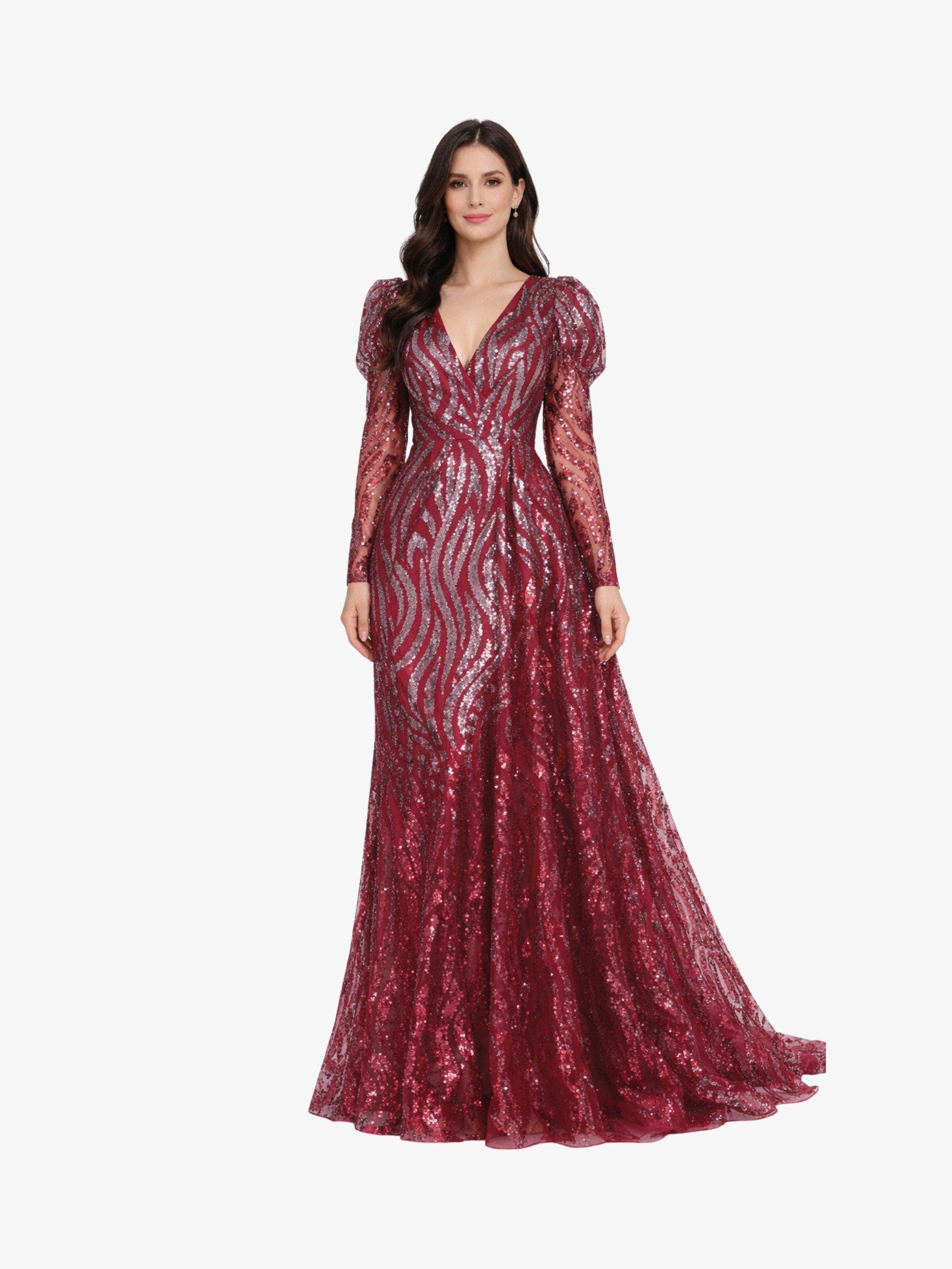 Rochie Lunga “Rosalia”, Rosu
