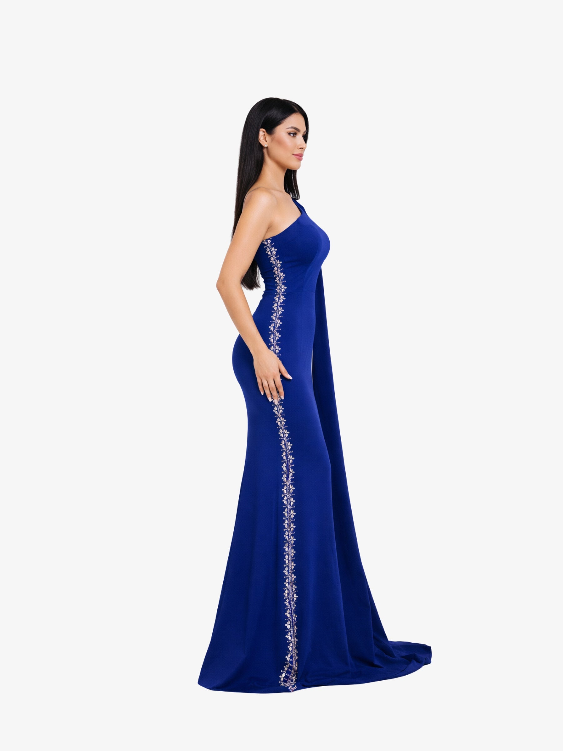 Rochie Lunga “ Aphrodita”, Albastru