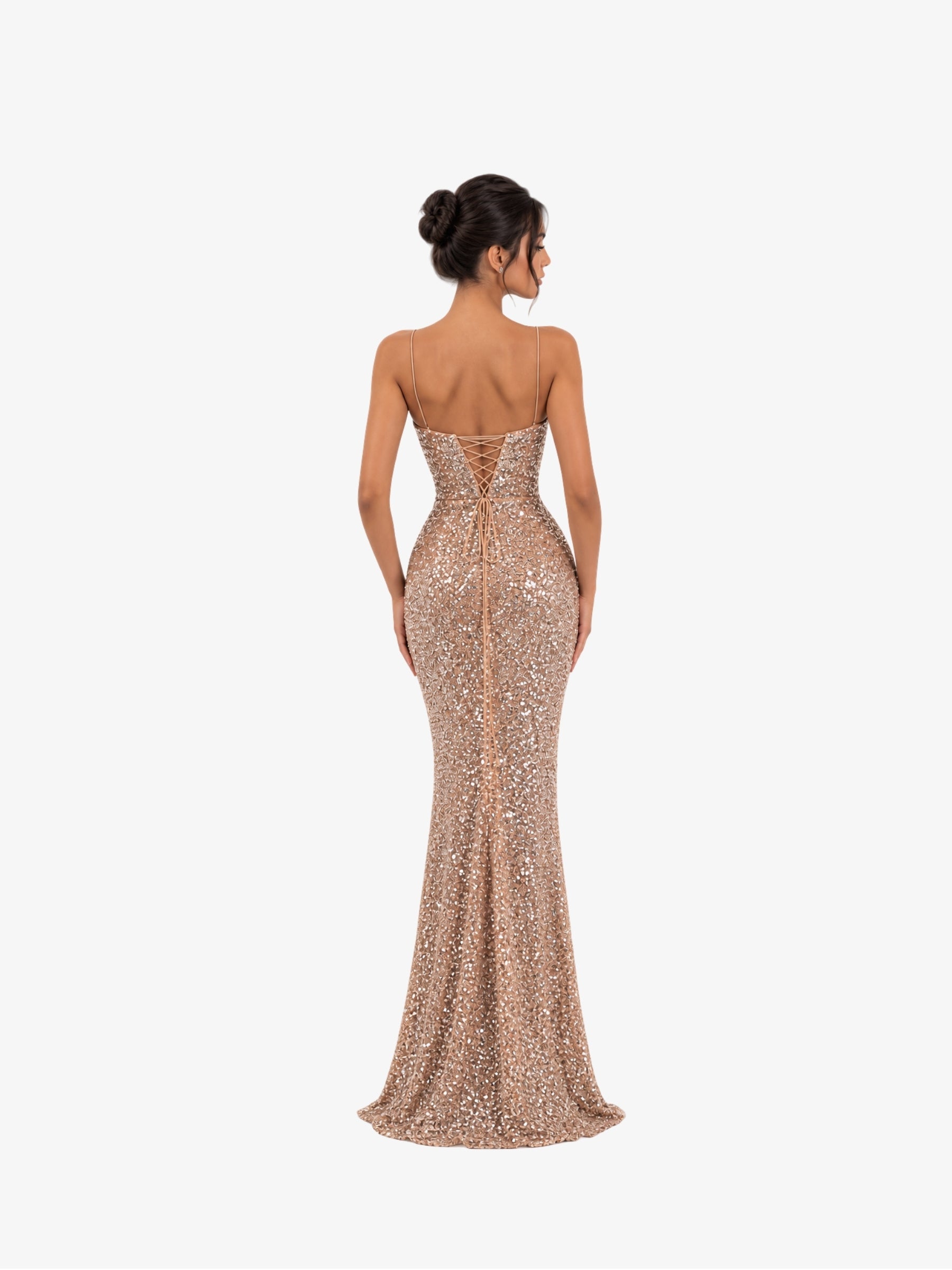 Rochie Eleganta “Asteria” Champagne