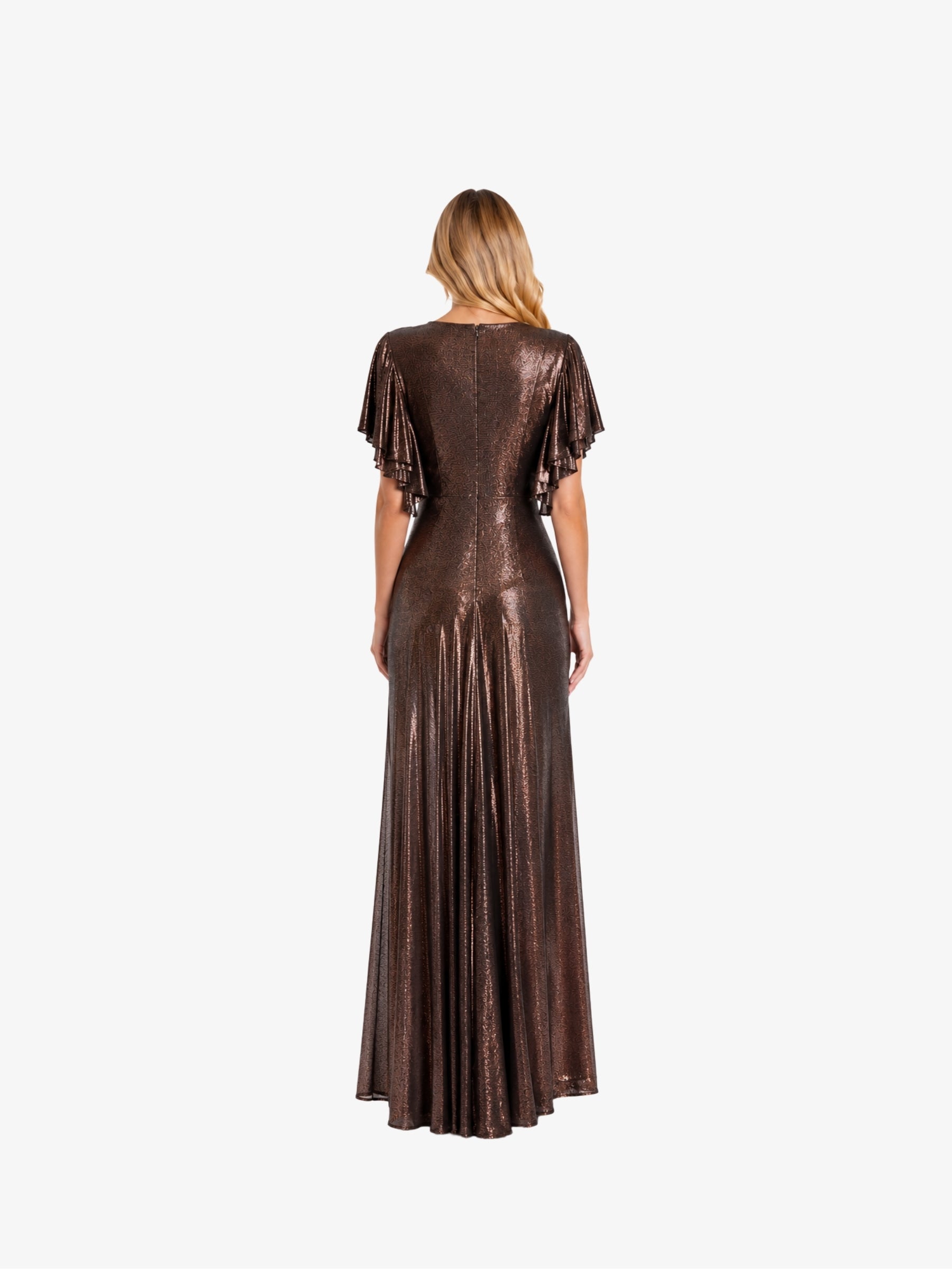 Rochie Lunga “Marais”, Ciocolatiu