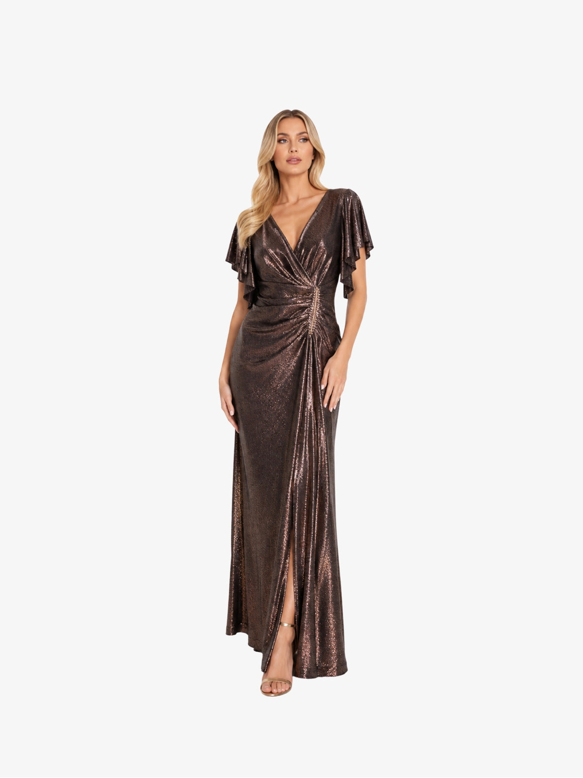 Rochie Lunga “Marais”, Ciocolatiu