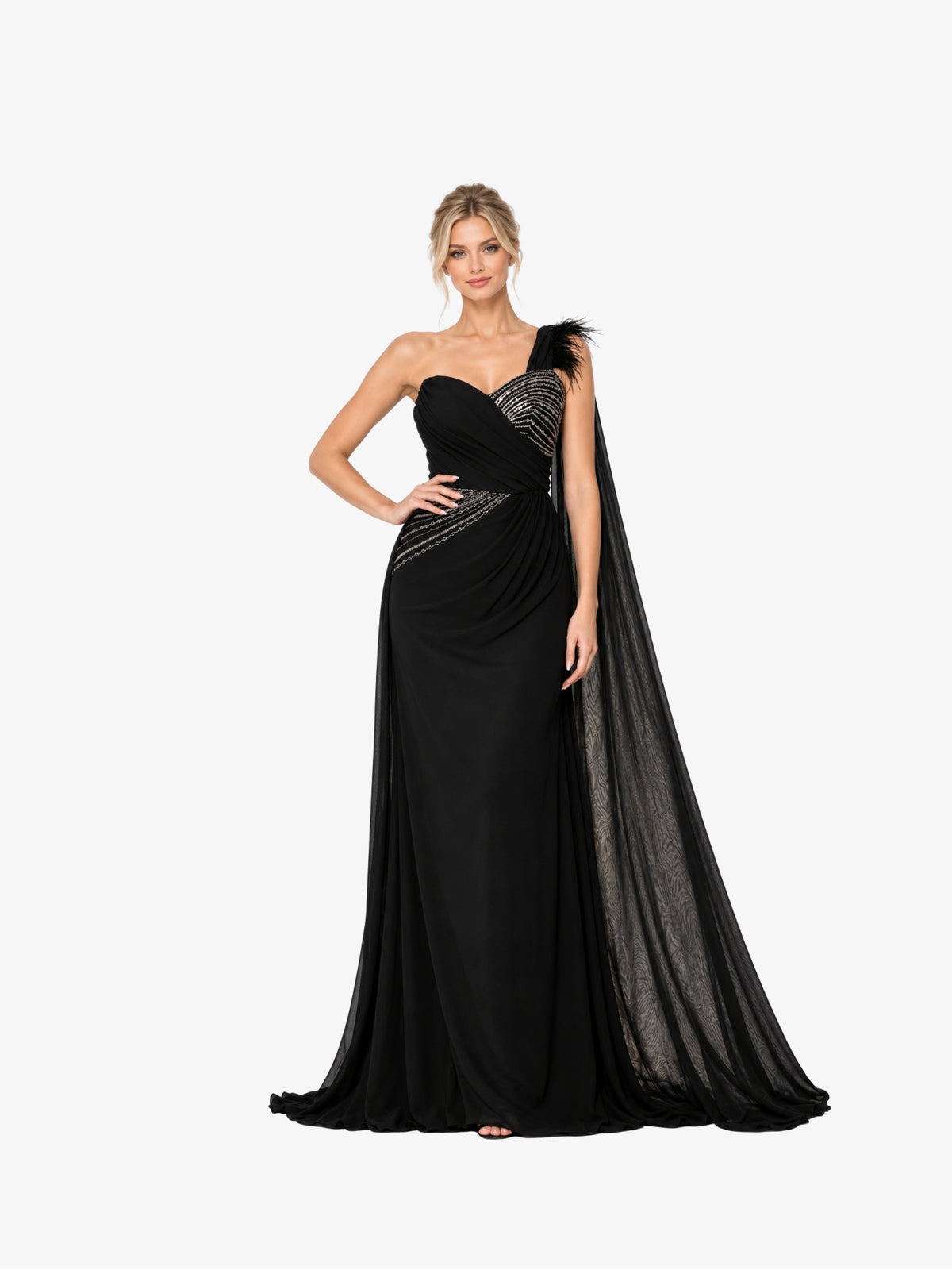 Rochie Lunga “Abla”, Negru