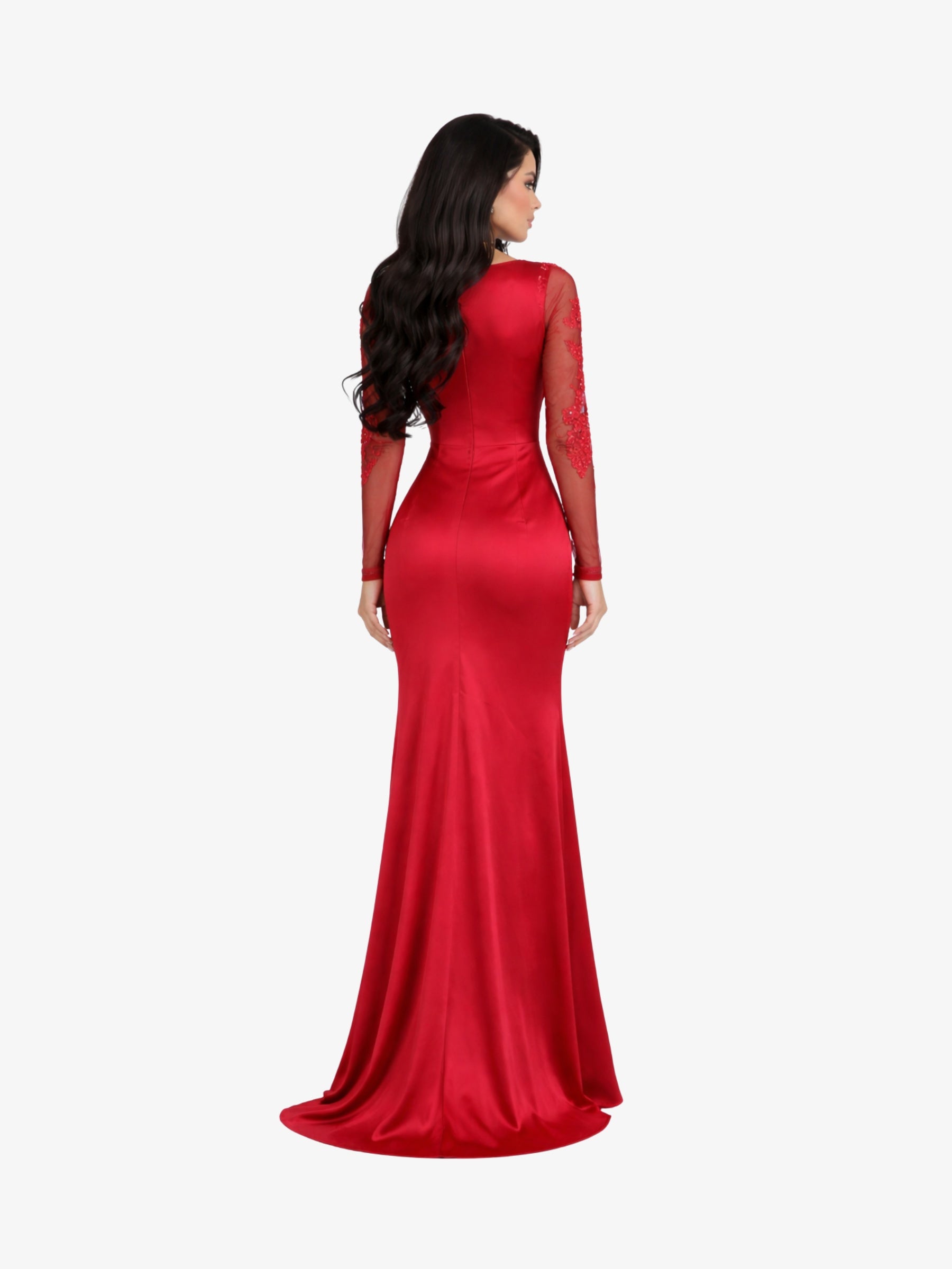 Rochie Lunga “Jessy”, Rosu