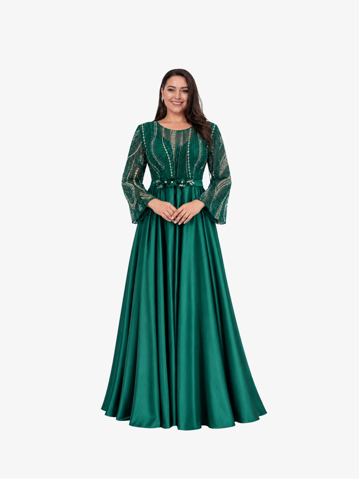 Rochie Lunga “Sicily”, Verde
