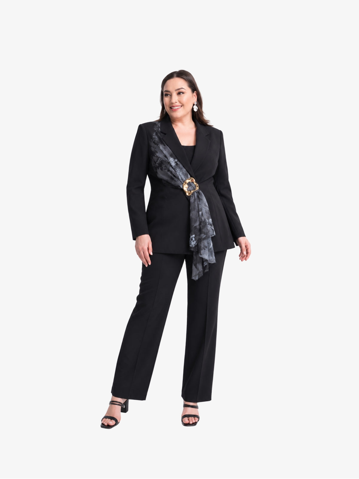 Costum Elegant “Amelie”, Negru