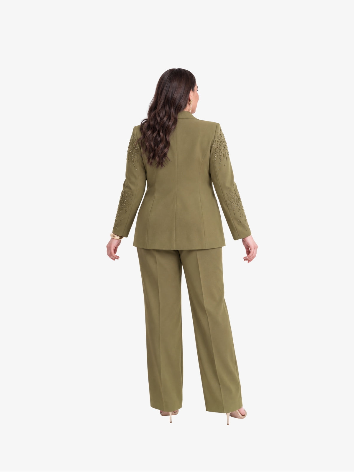Costum Elegant “Olivia”, Kaki