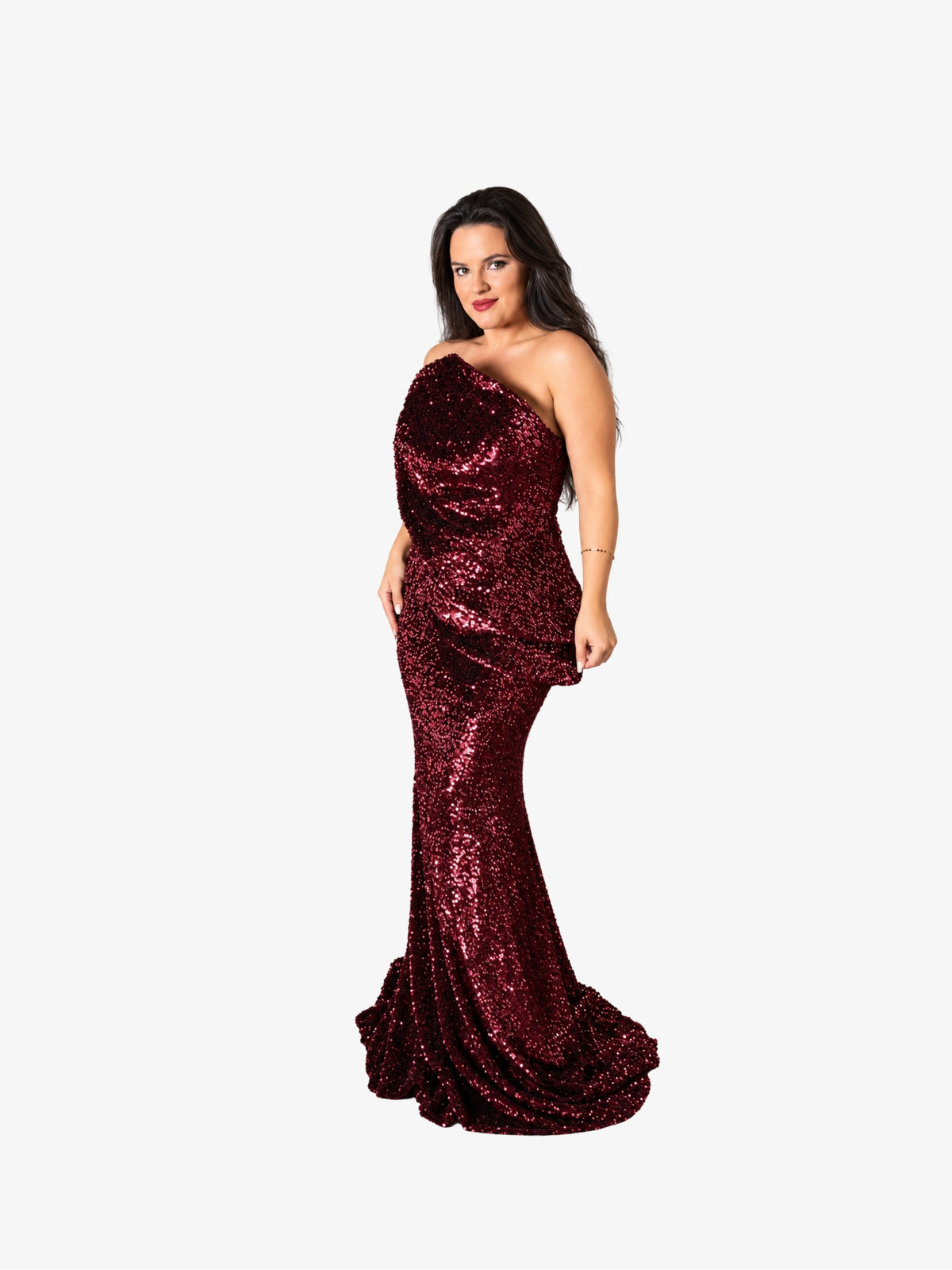 Rochie Luxury “Medina”, Burgundy