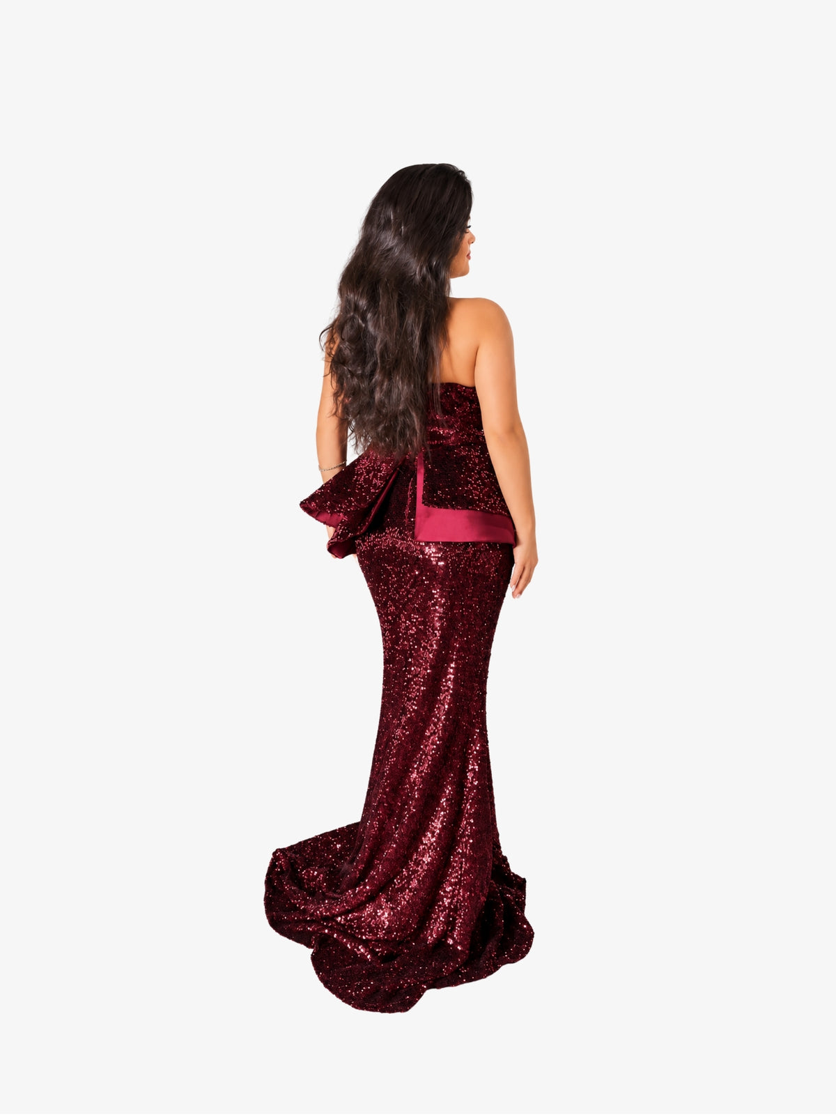 Rochie Luxury “Medina”, Burgundy