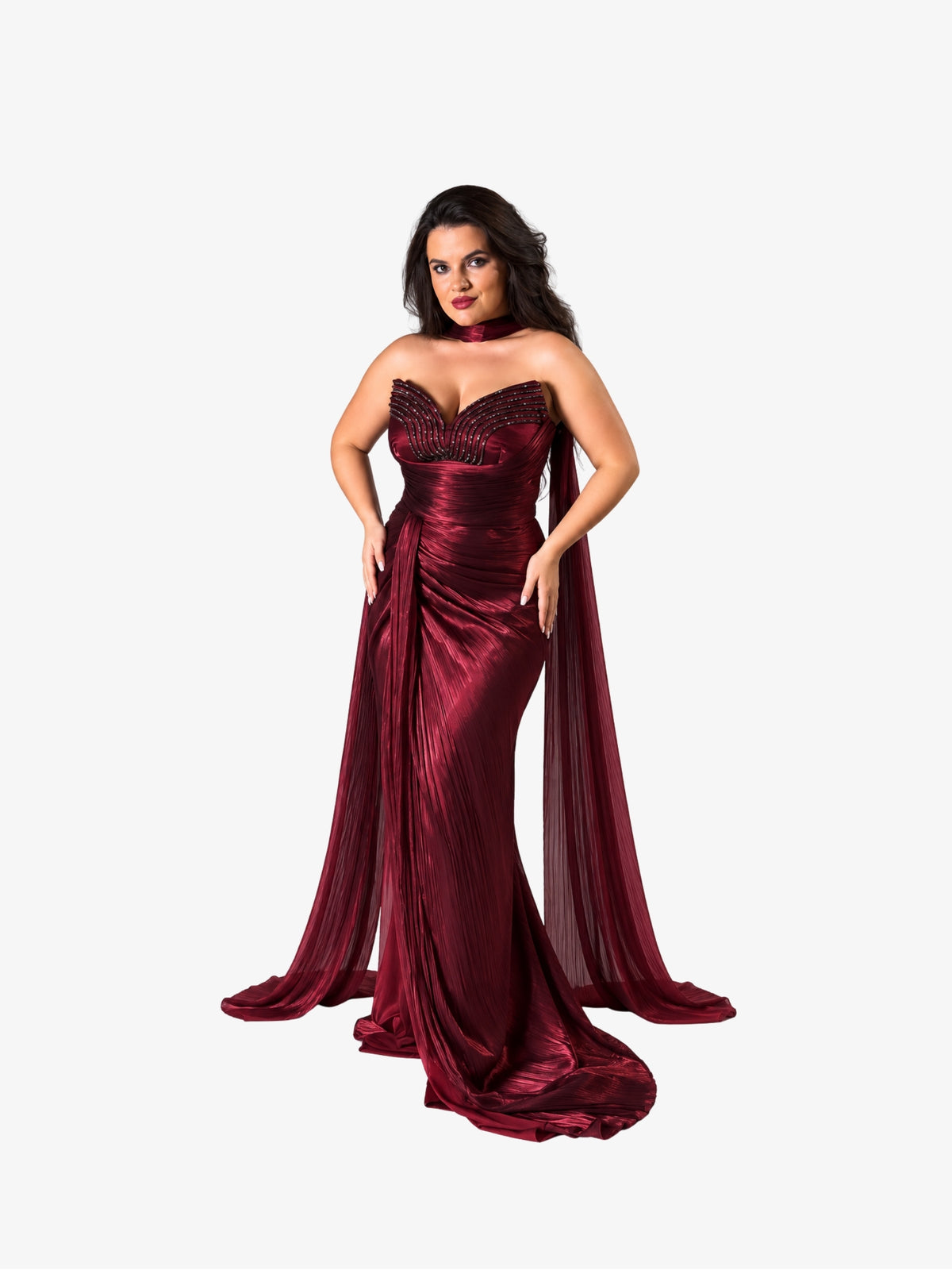 Rochie Eleganta “Merlot”, Burgundy