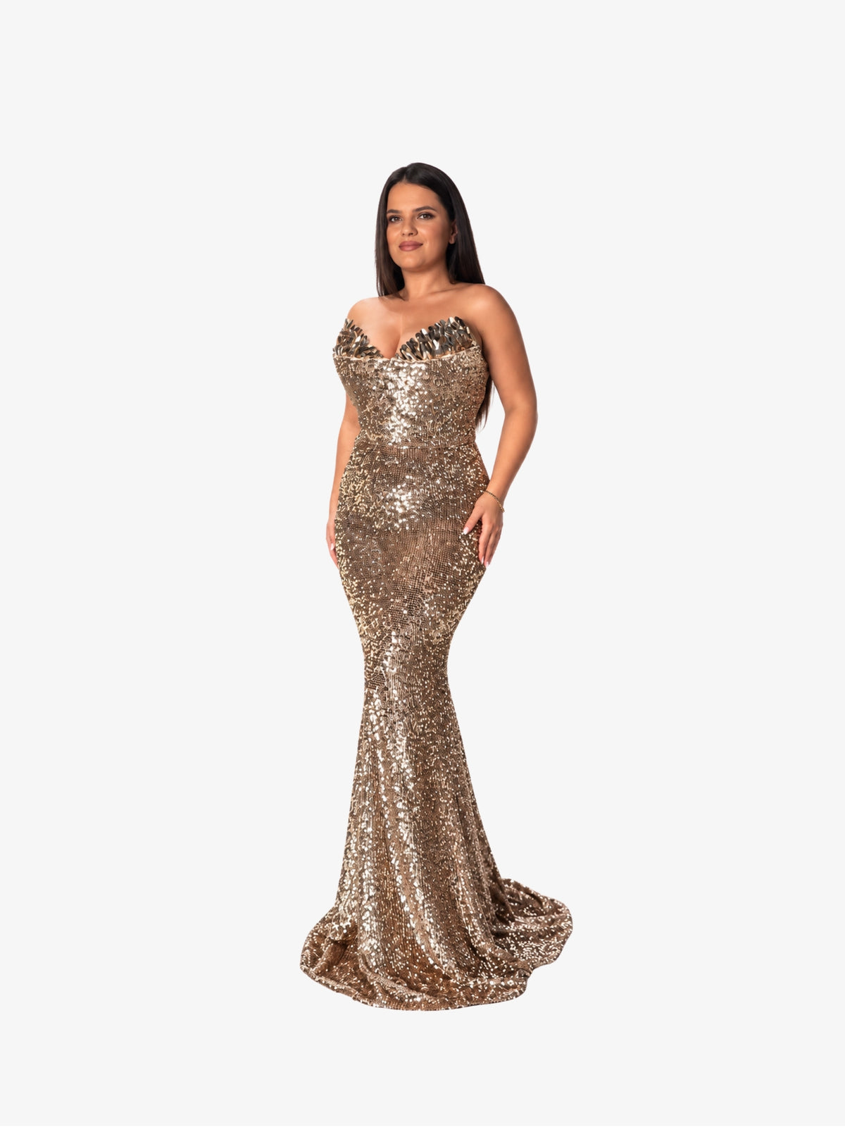 Rochie Eleganta “Asteria” Champagne