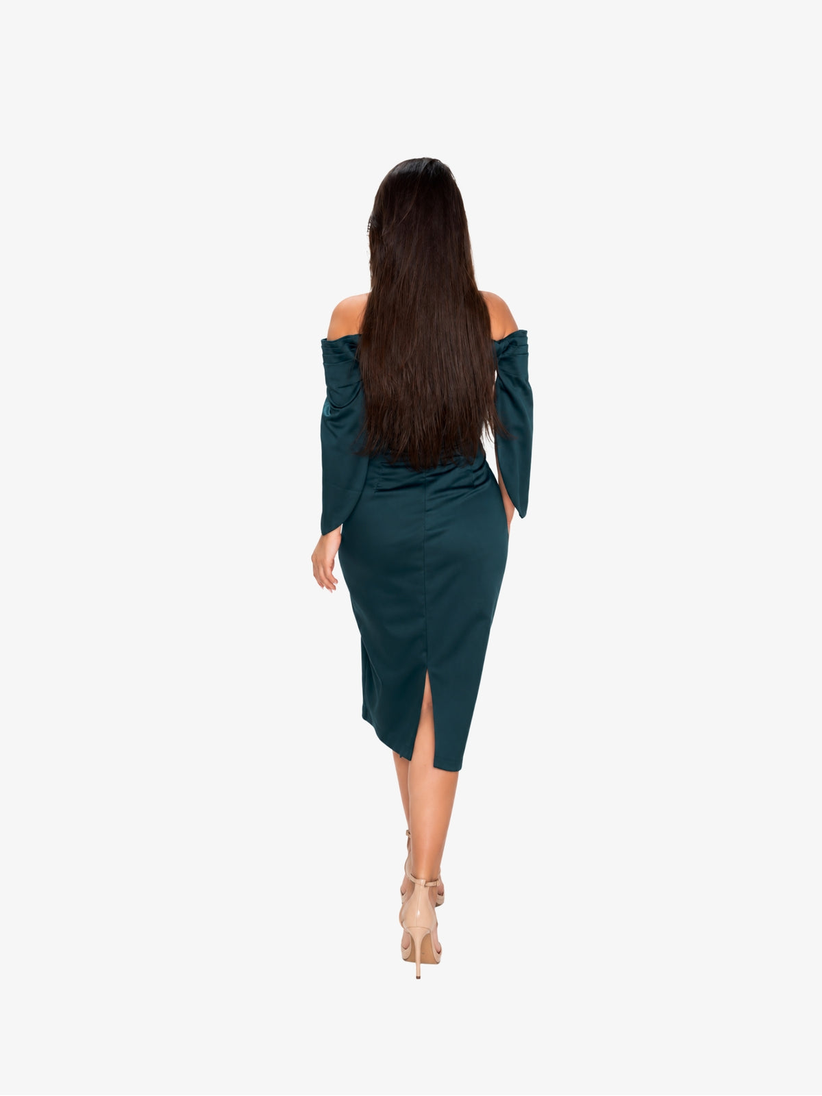 Rochie Midi “Vellamo”, Verde