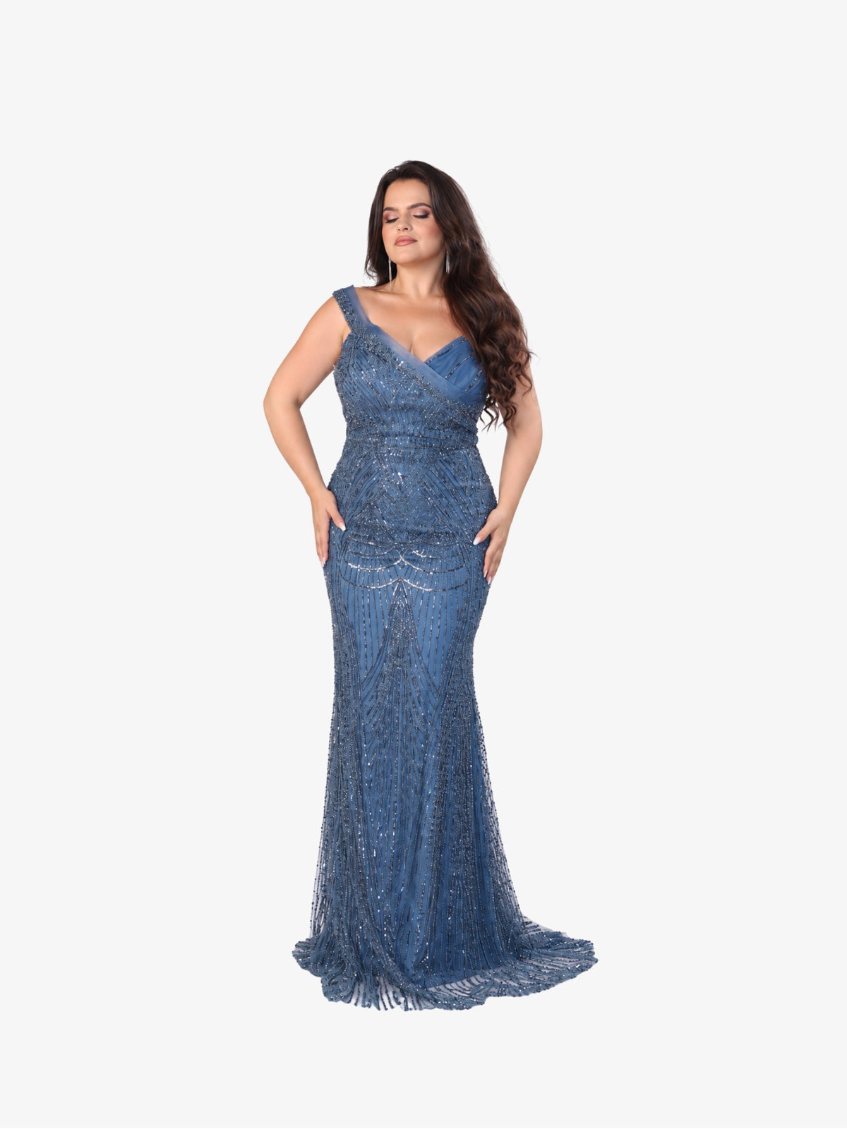 Rochie Eleganta “Vivaldi”, Albastru