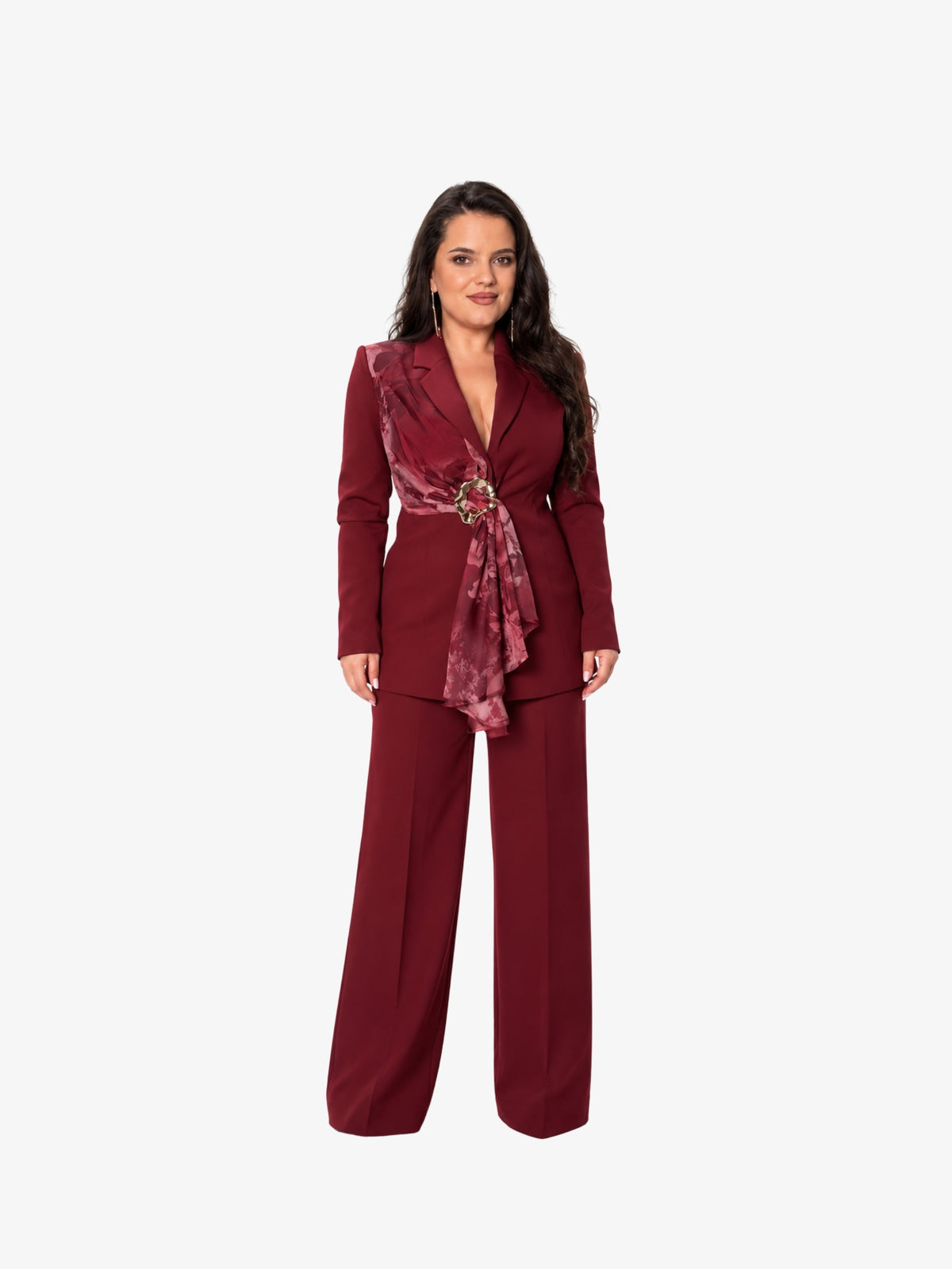 Costum Elegant “ Amelie”, Burgundy