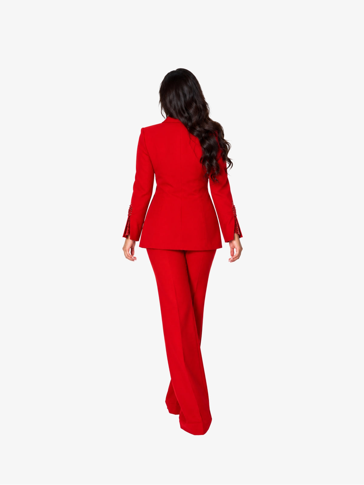 Costum Elegant “Scarlet”, Rosu