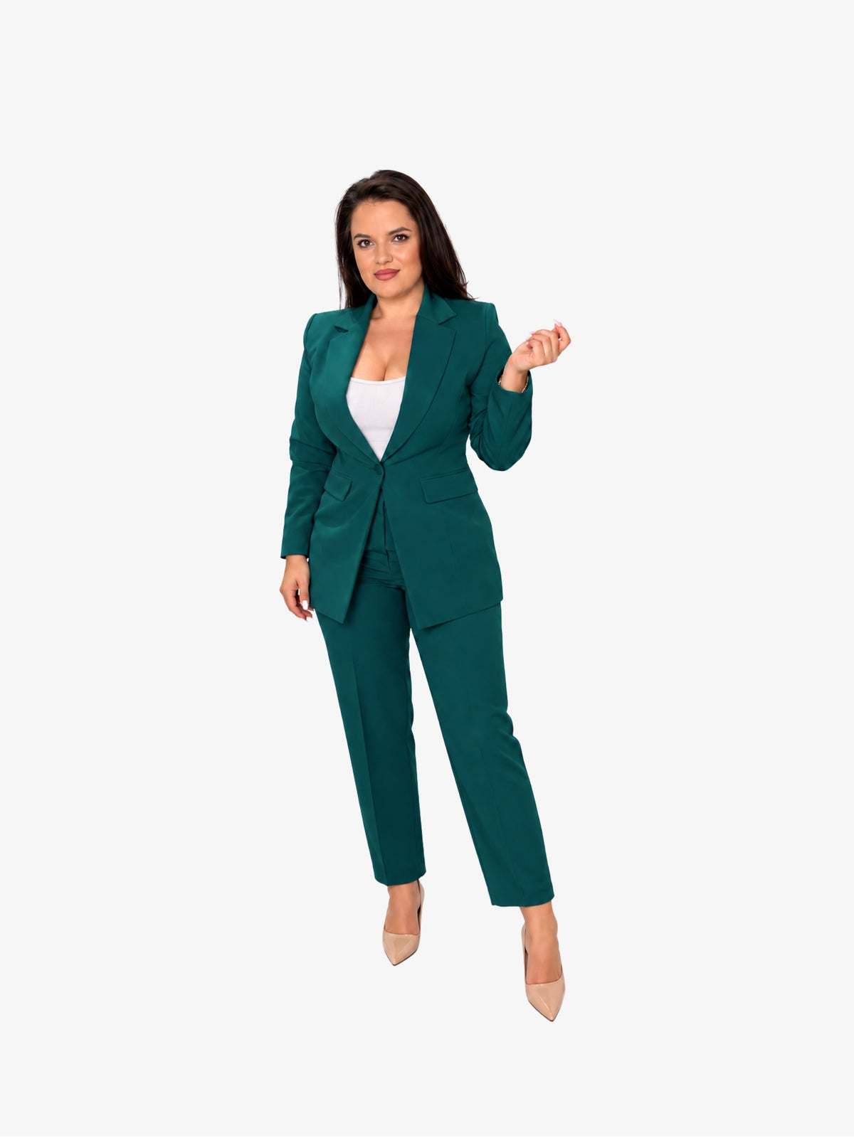 Costum Elegant “Emerald”, Verde
