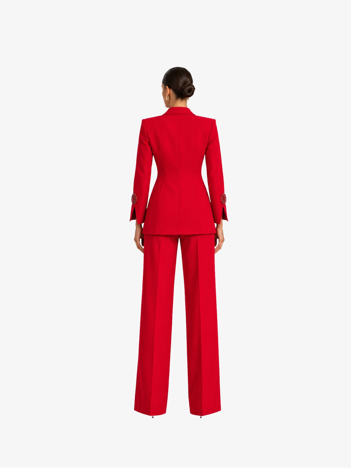 Costum Elegant “Scarlet”, Rosu