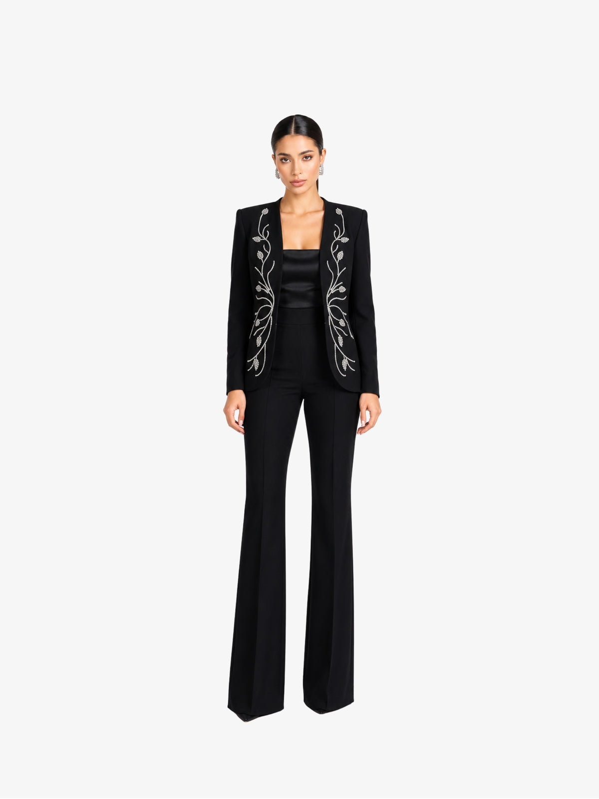 Costum Elegant “Jimena” din 3 Piese, Negru