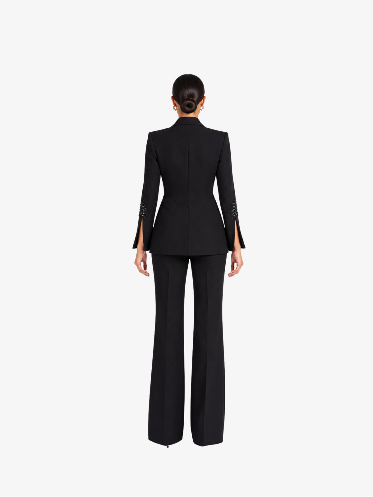 Costum Elegant “Scarlet”, Negru