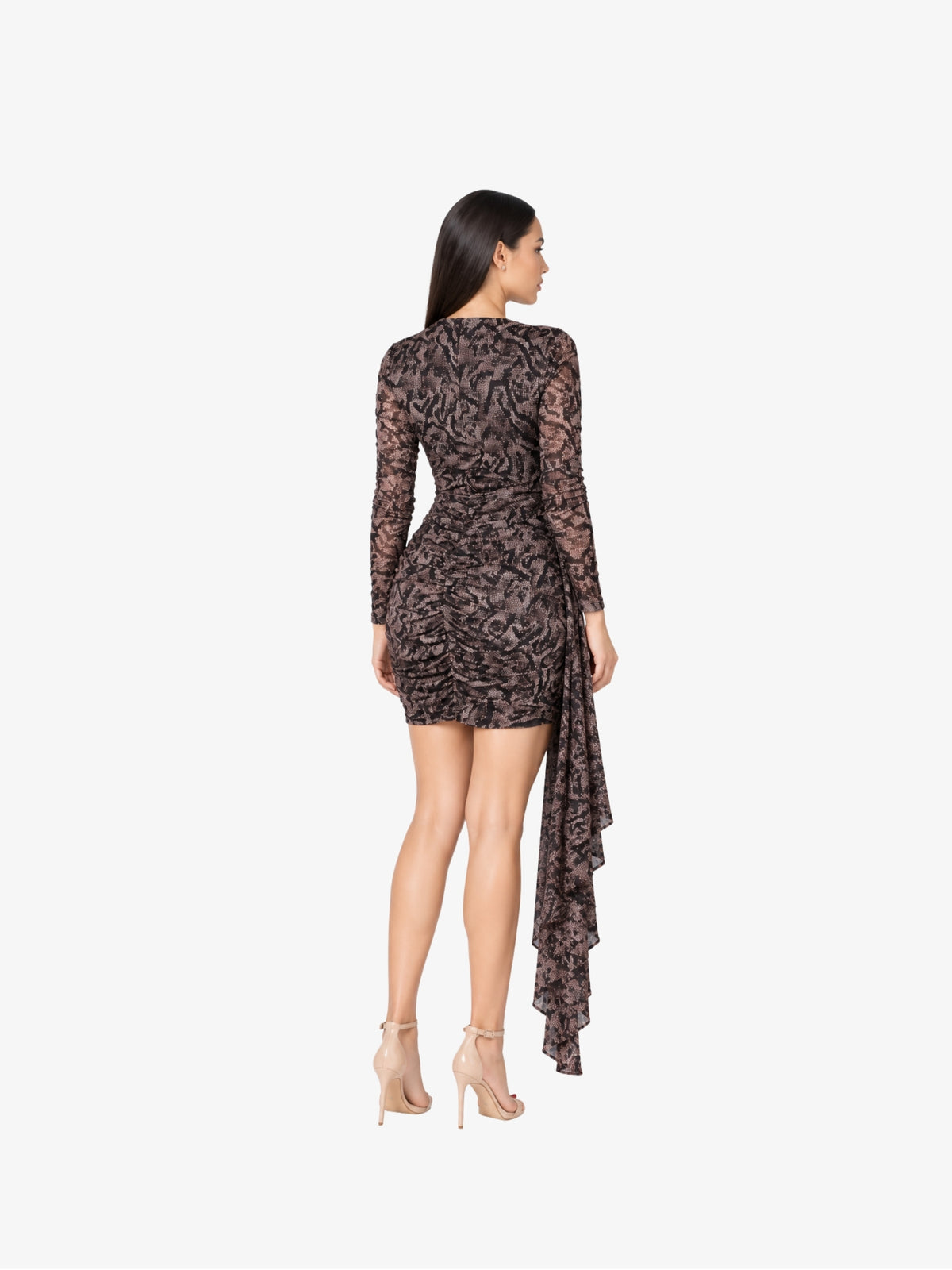 Rochie Scurta “Samira”, Animal Print