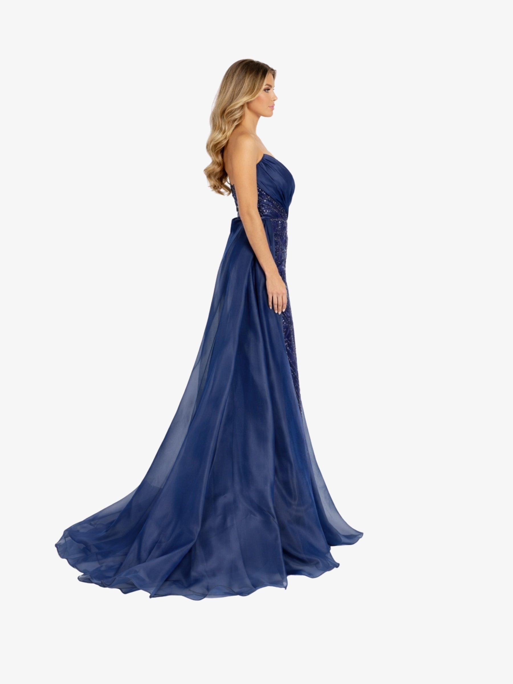 Rochie Lunga "Valentina", Albastra