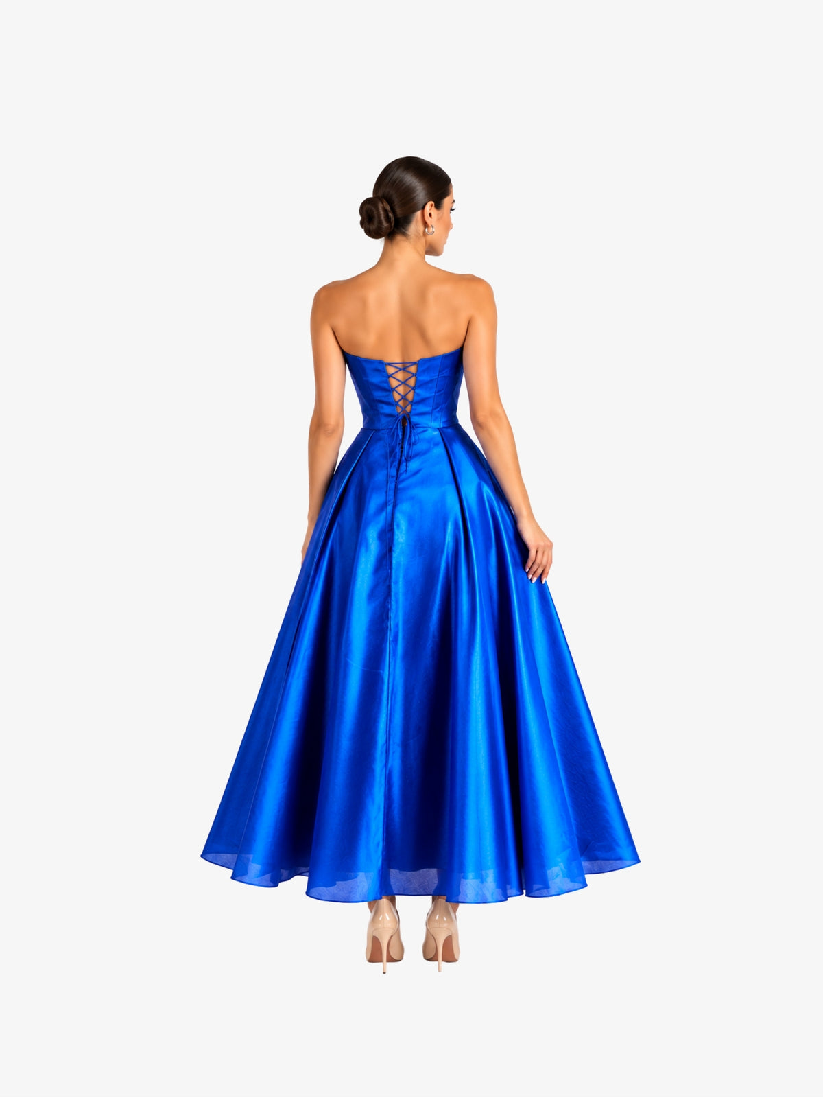 Rochie Midi “Viviana”, Albastru Regal