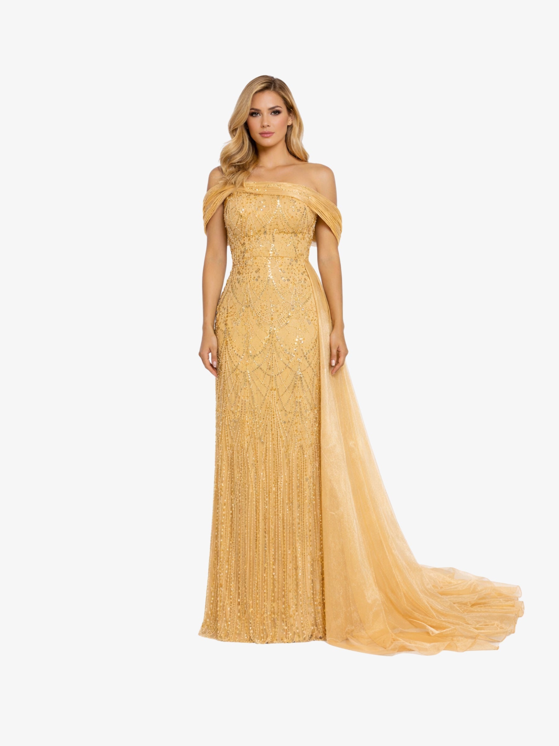 Rochie Lunga "Leyla Royale", Bej