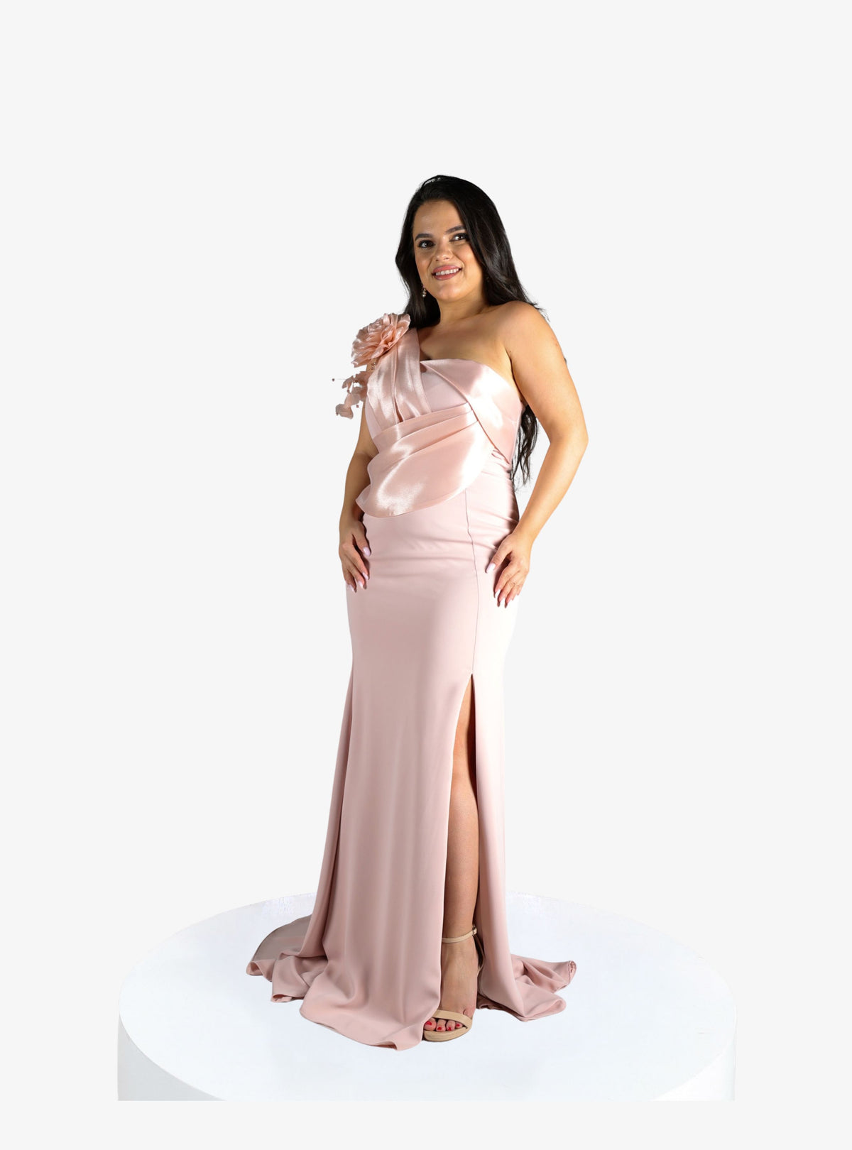 Rochie Eleganta “Begonia”, Roz