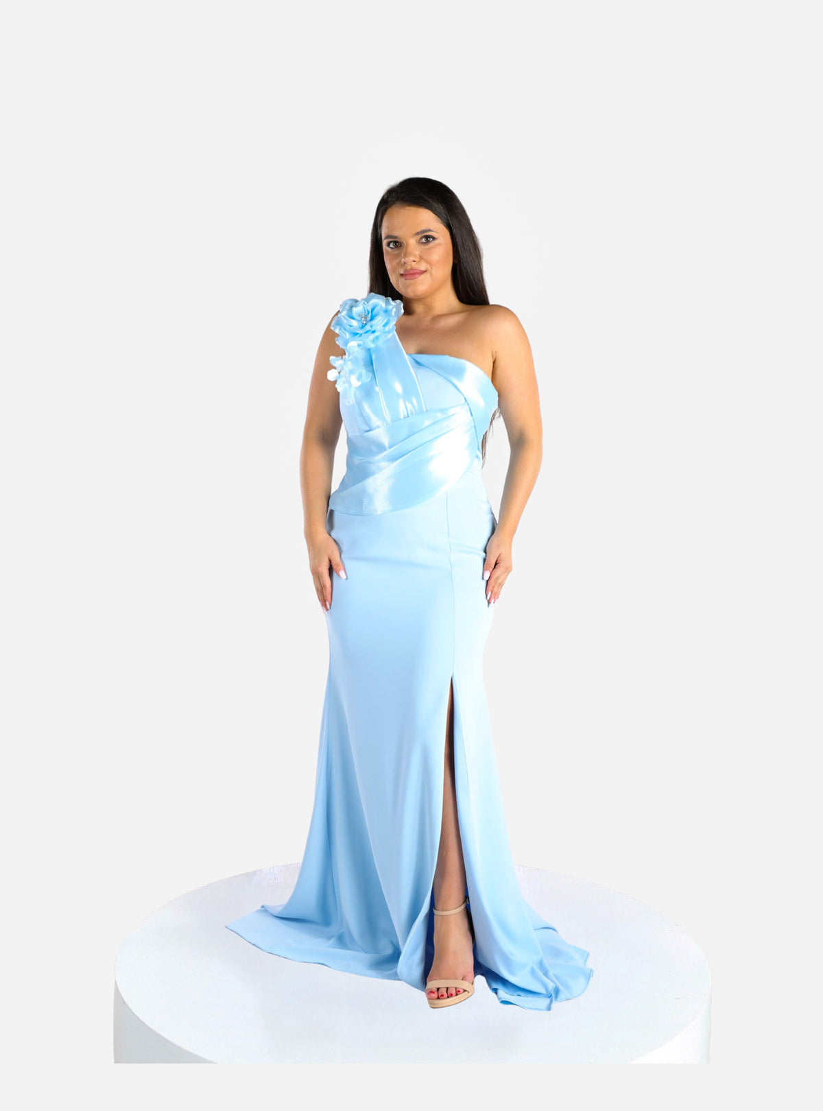 Rochie Eleganta “Begonia”, Albastru
