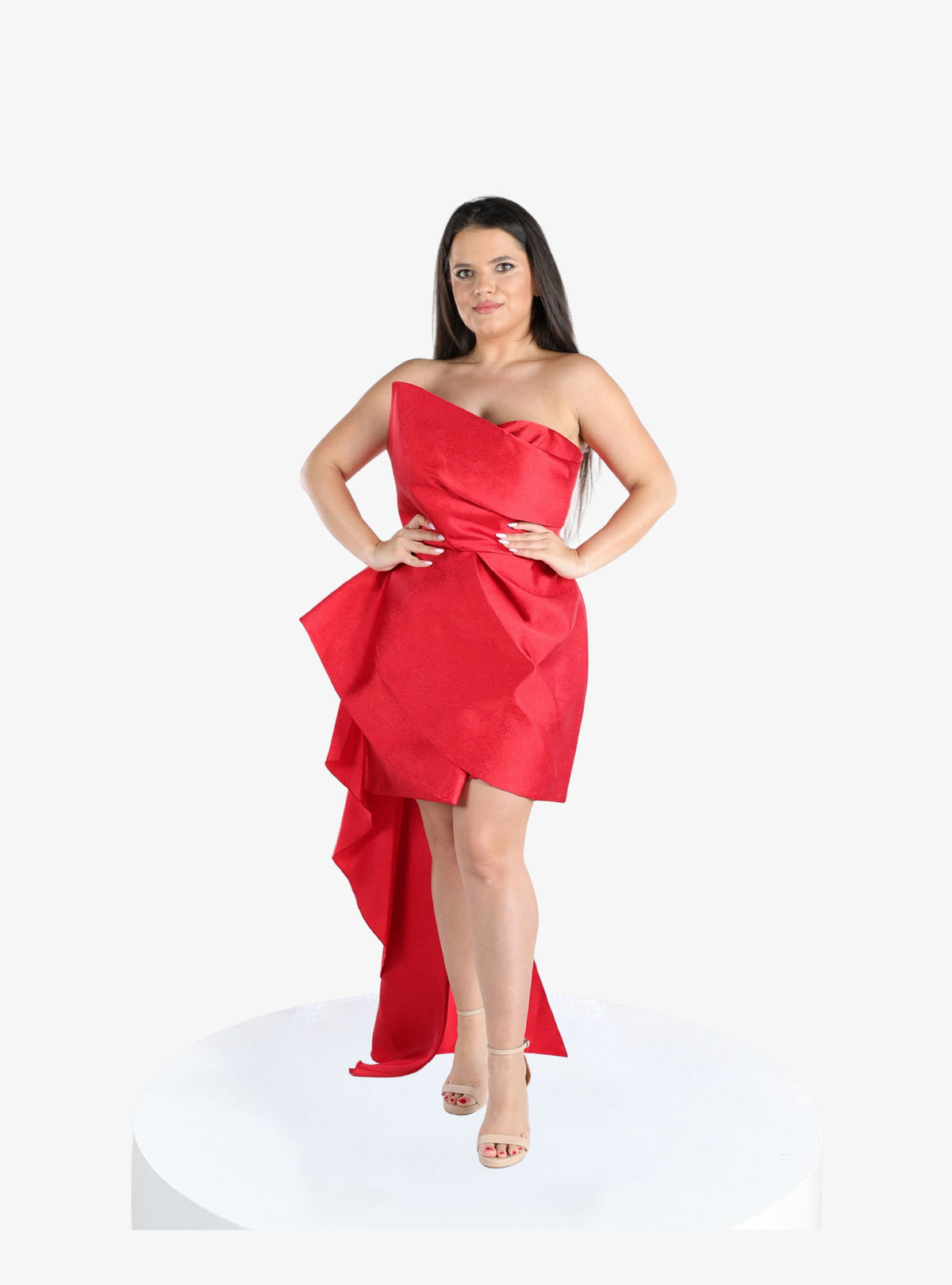 Rochie Scurta “Andromeda”, Rosu