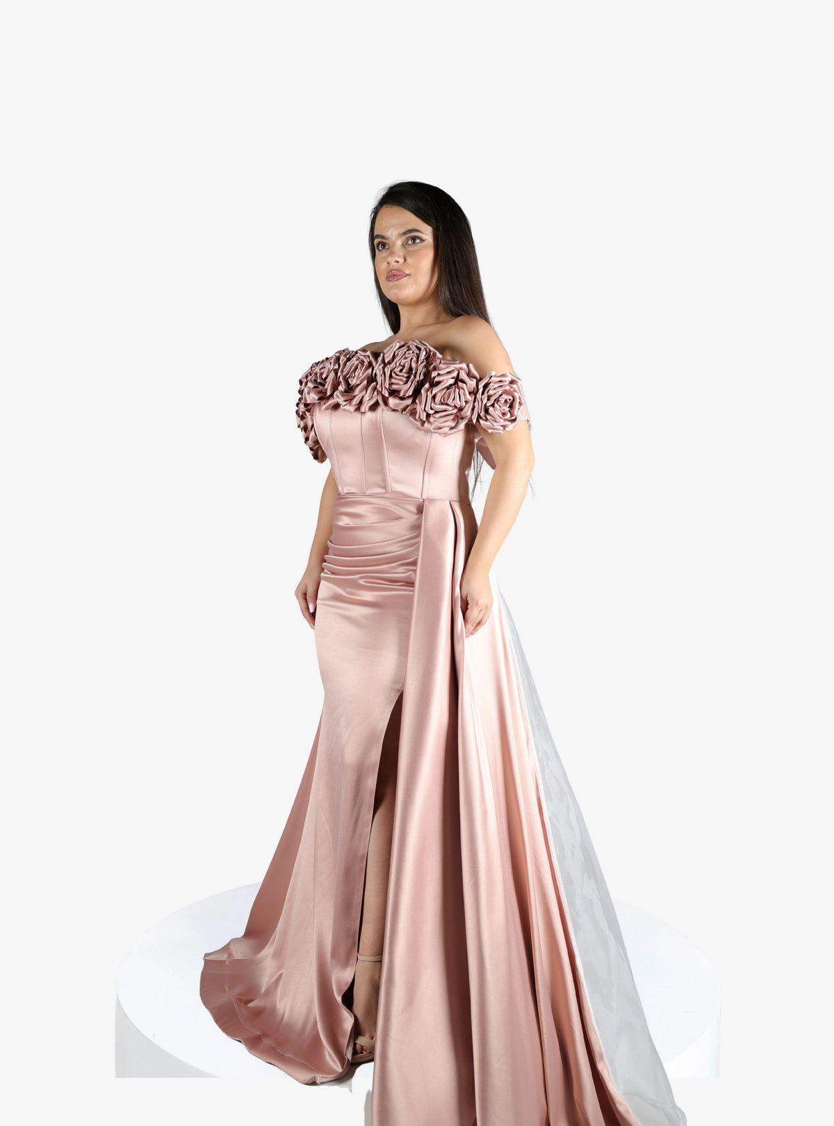 Rochie Lunga "Luiza Luxury", Maro