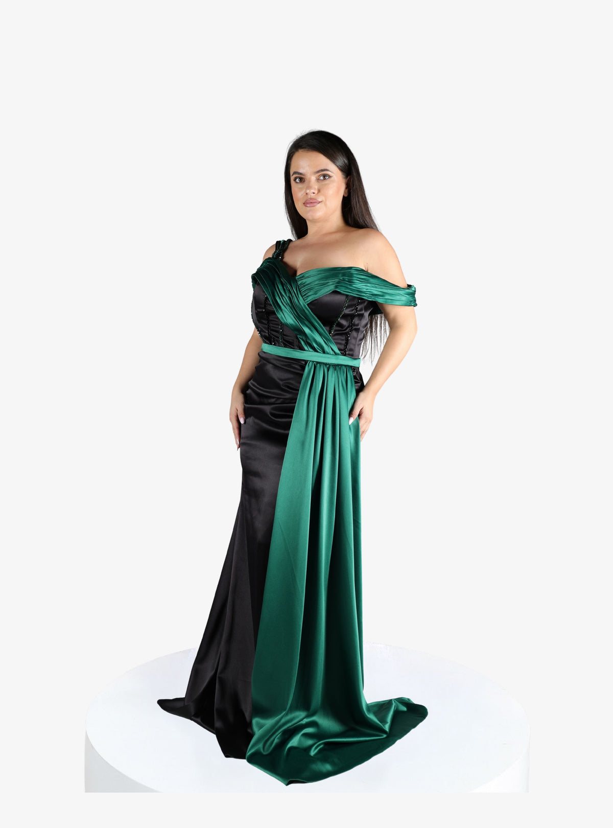 Rochie Lunga “Abiya”, Verde