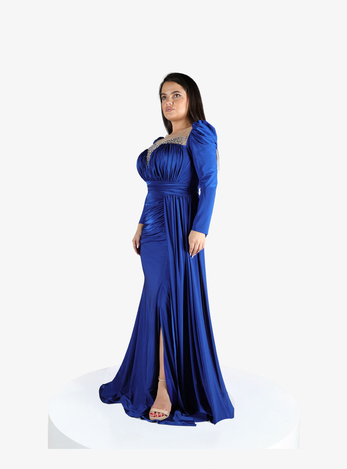 Rochie Lunga "Ayda", Albastra