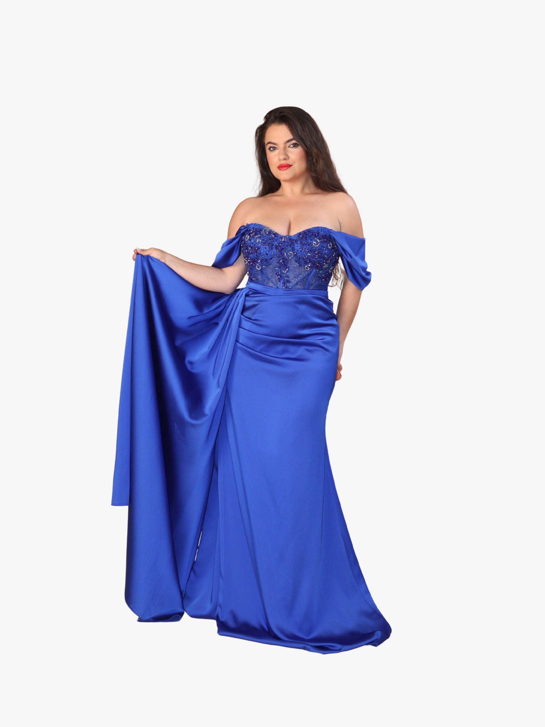 Rochie Lunga "Melody", Albastra