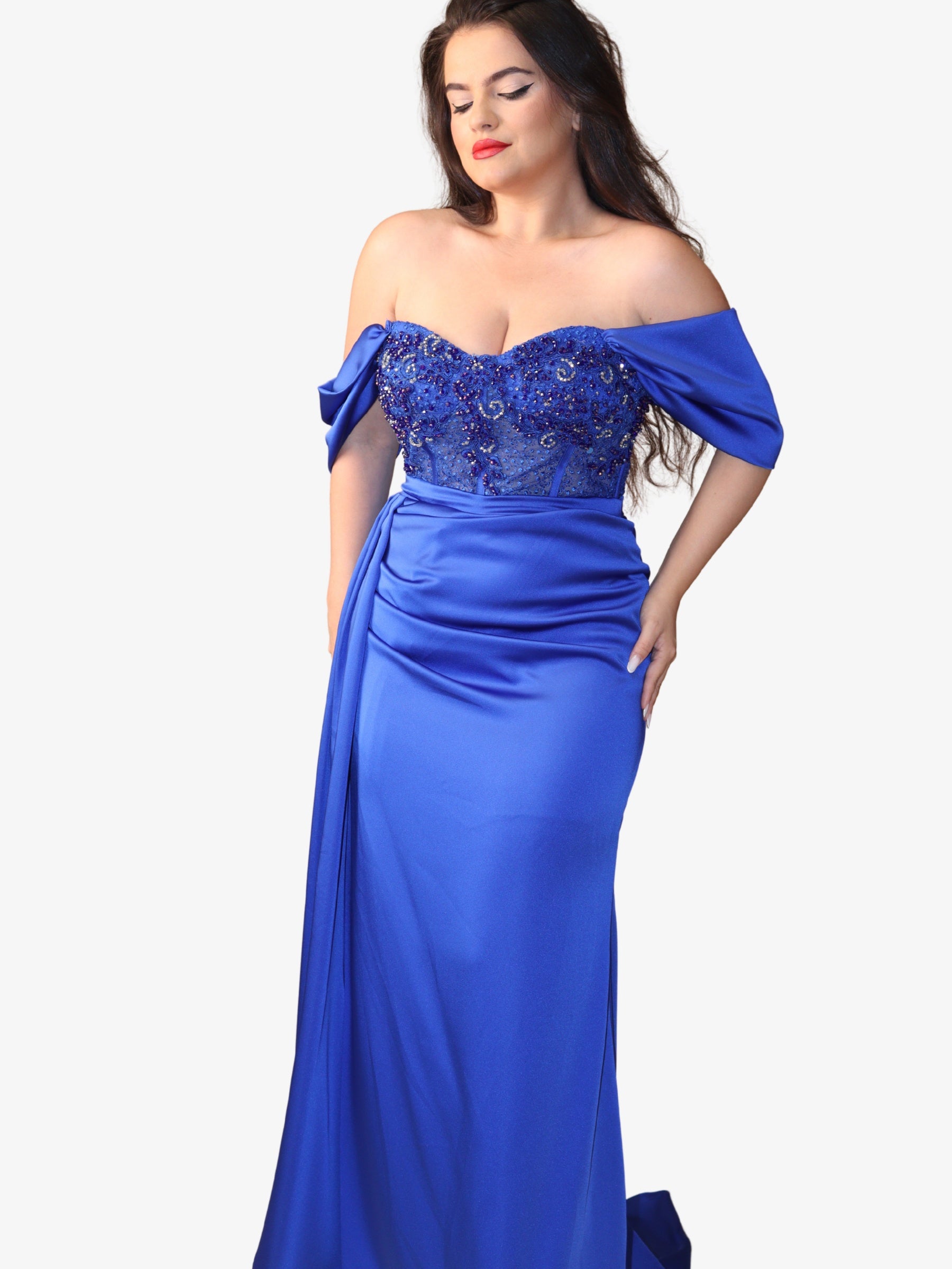 Rochie Lunga "Melody", Albastra