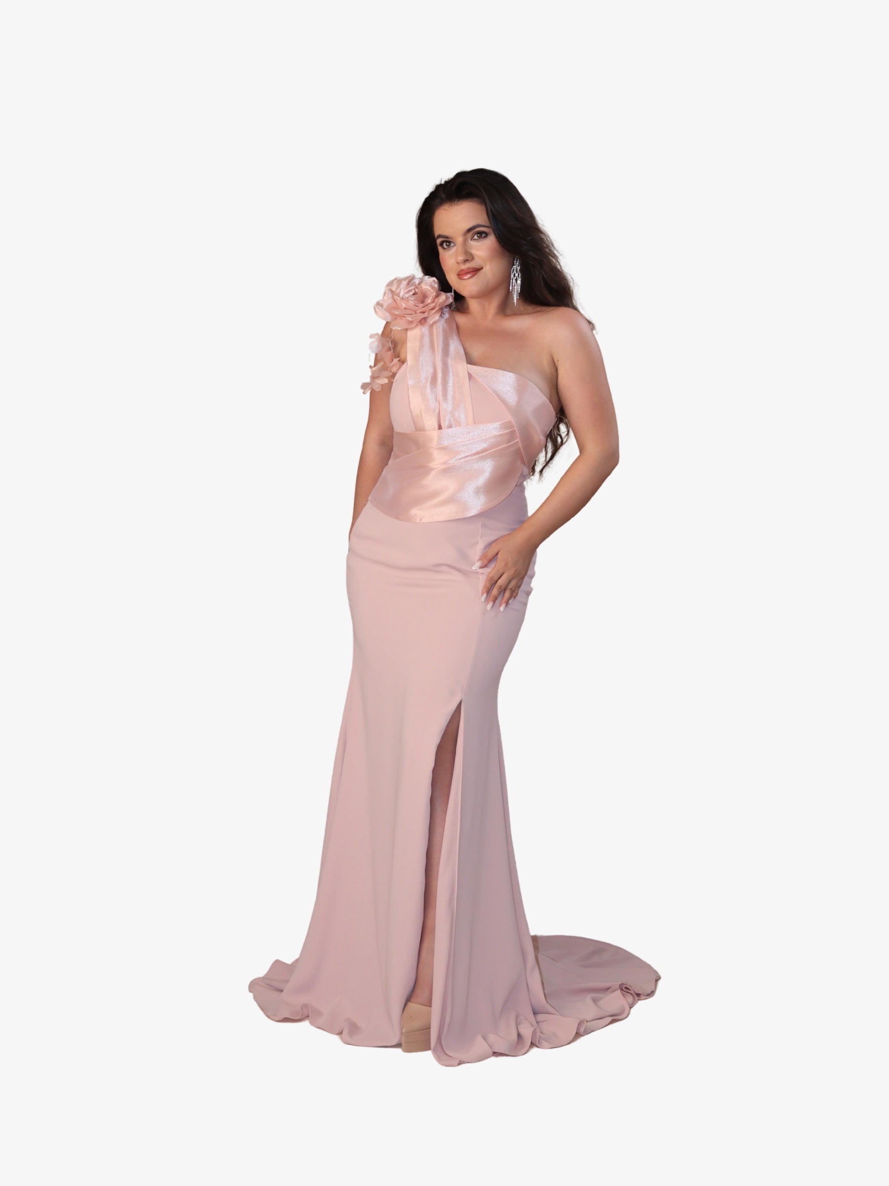 Rochie Eleganta “Begonia”, Roz