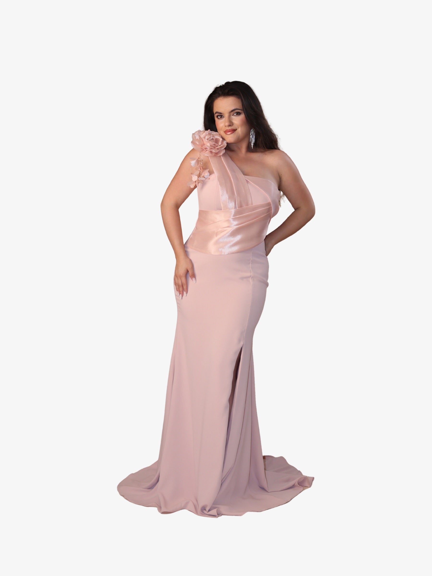 Rochie Eleganta “Begonia”, Roz