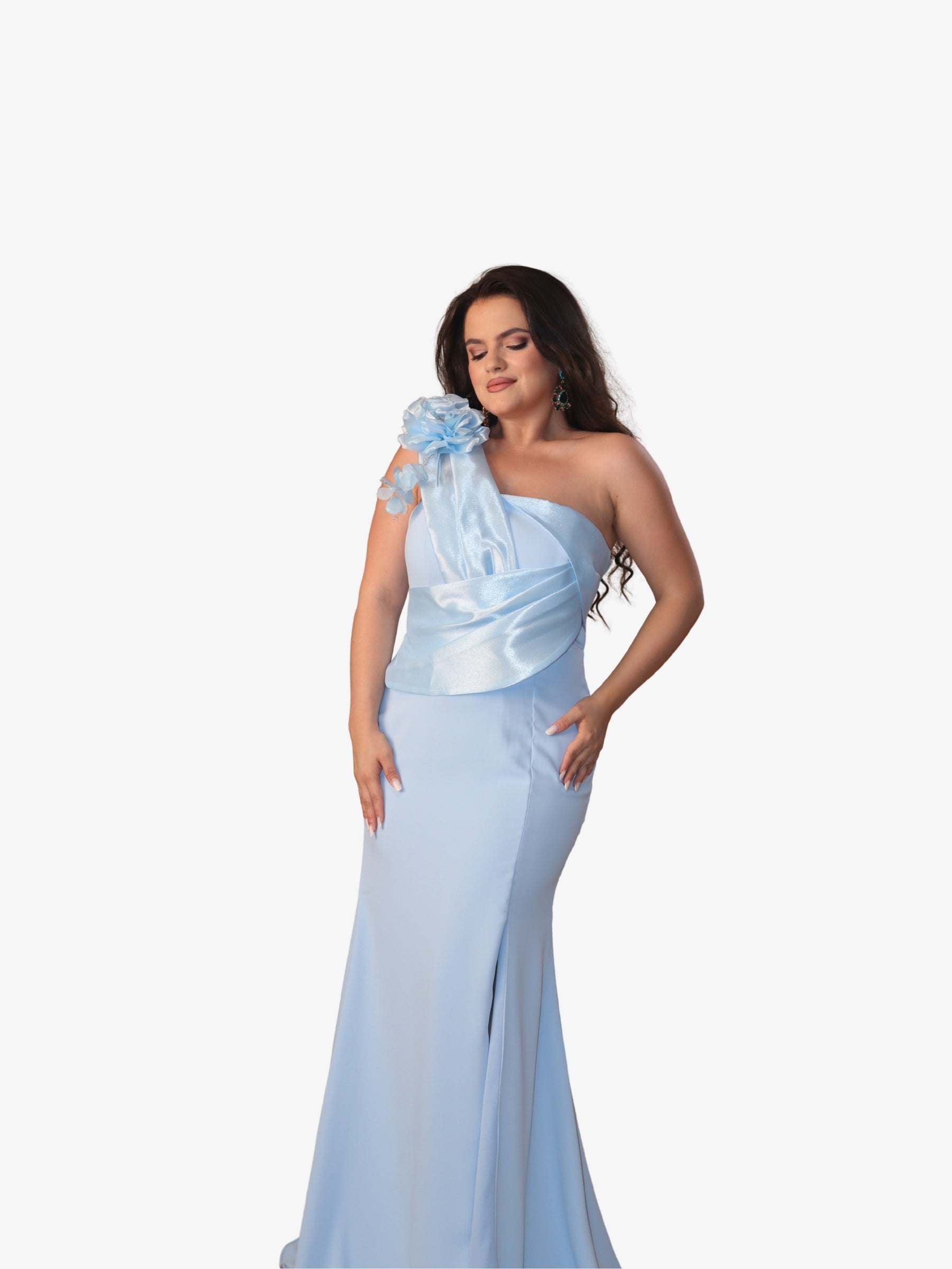Rochie Eleganta “Begonia”, Albastru