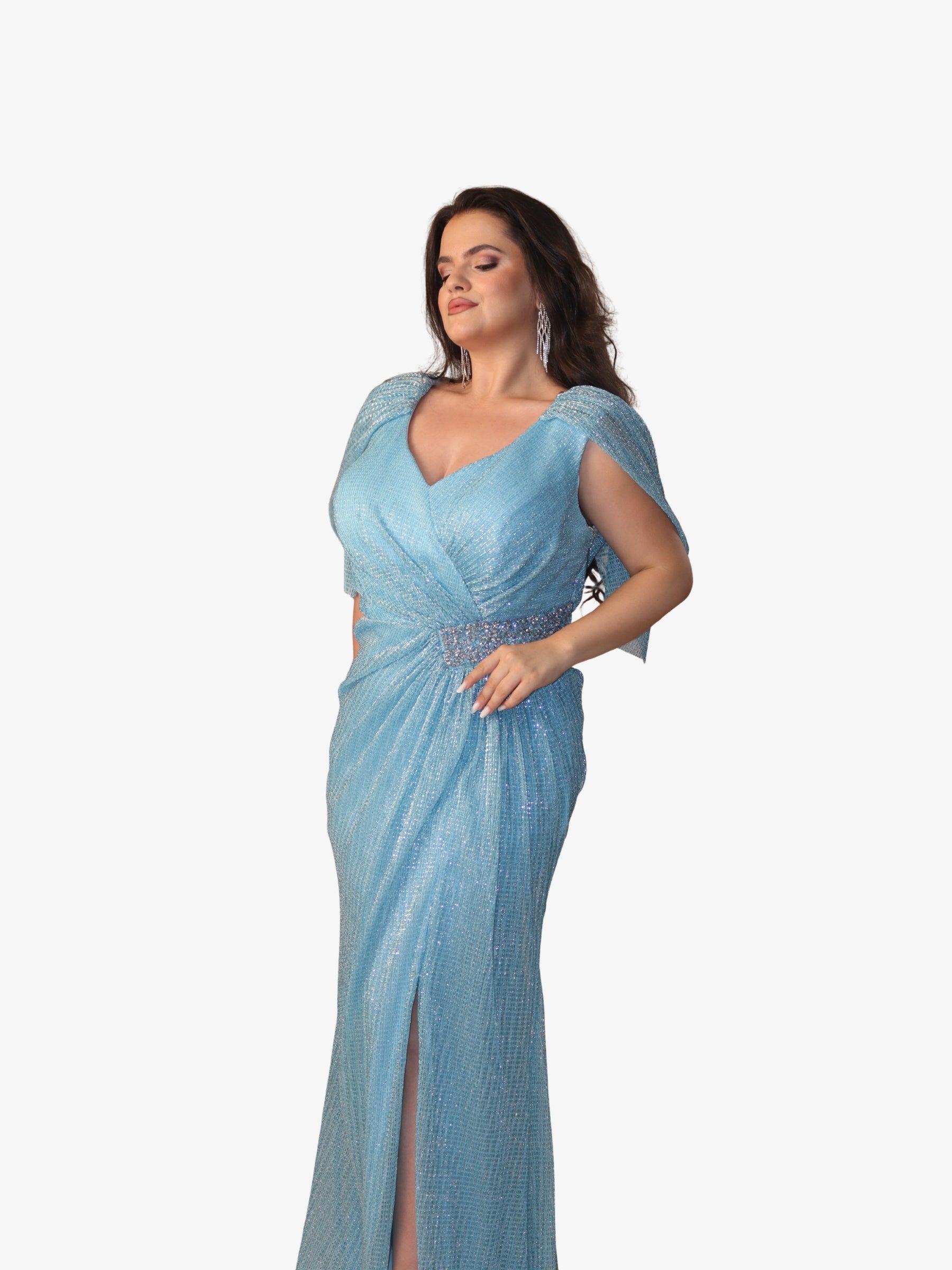 Rochie Eleganta “Marsilia”, Turcoaz