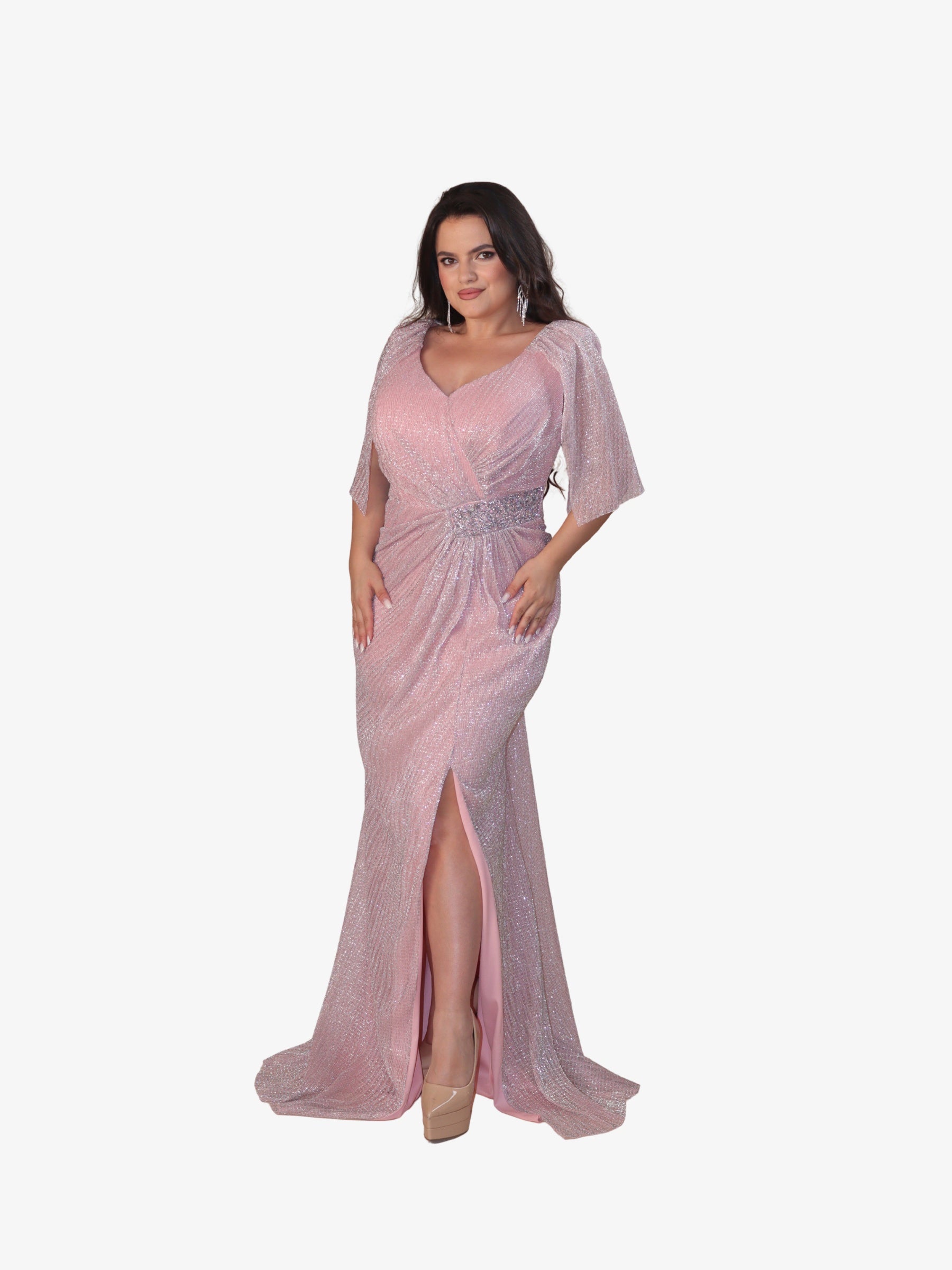 Rochie Eleganta “Marsilia”,Roz