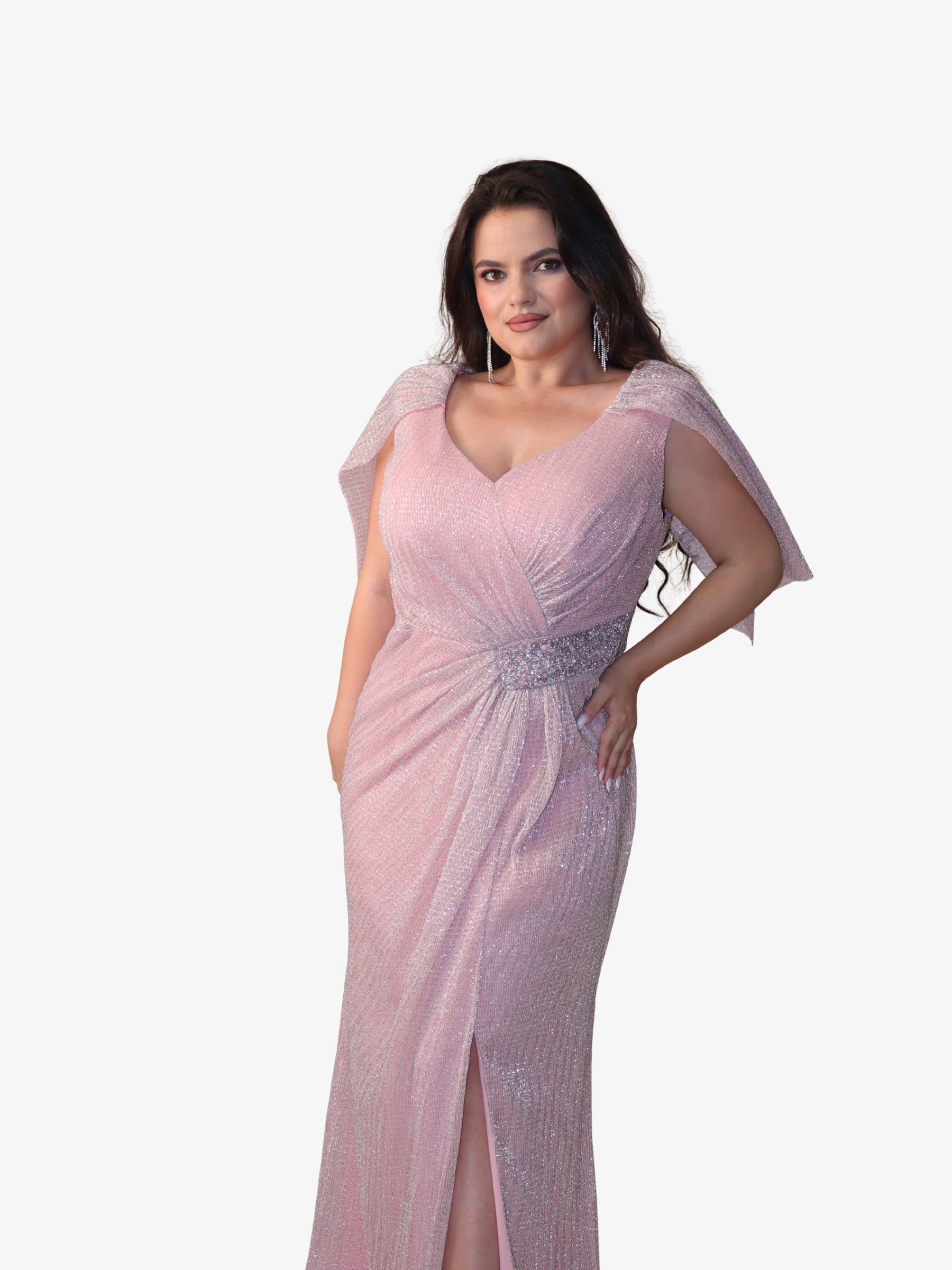 Rochie Eleganta “Marsilia”,Roz