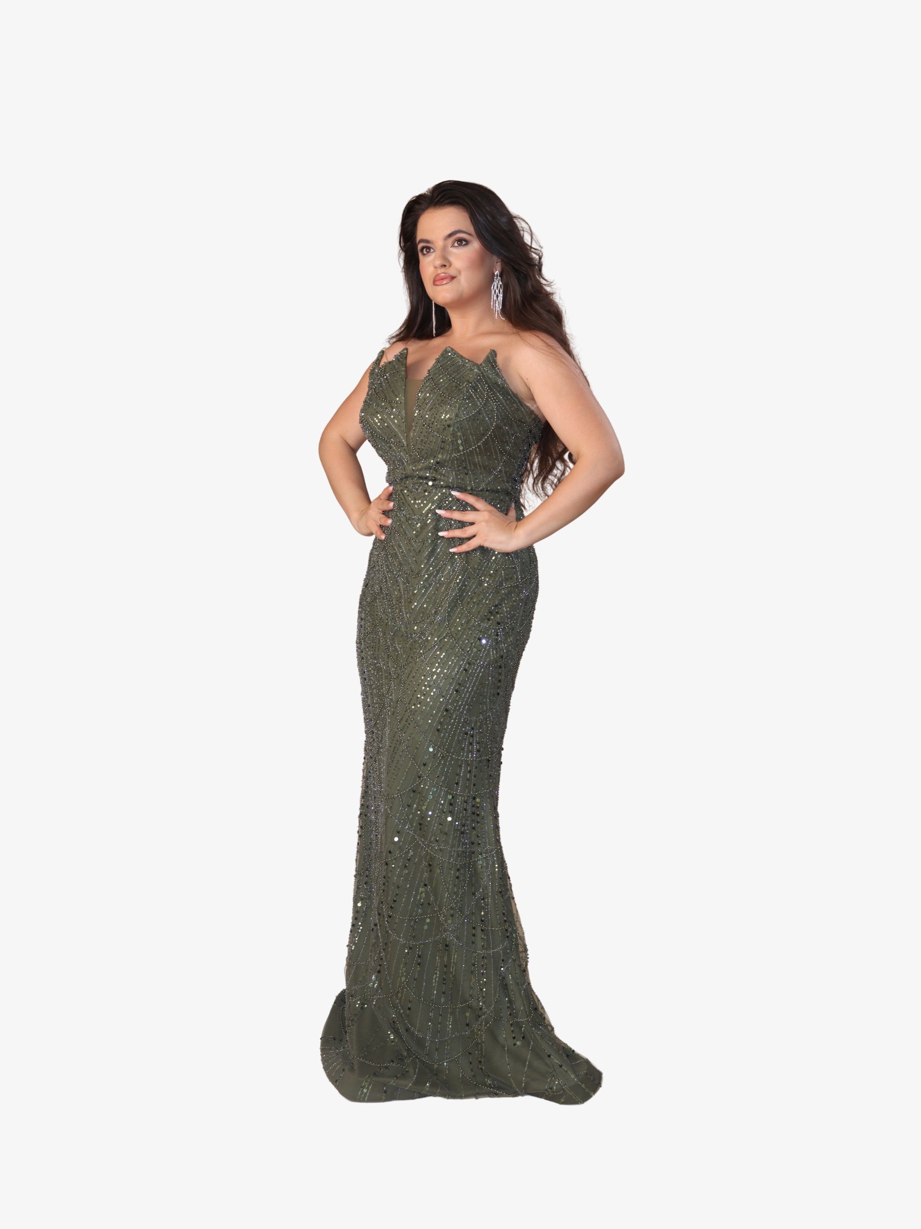 Rochie Eleganta “Camila”, Verde