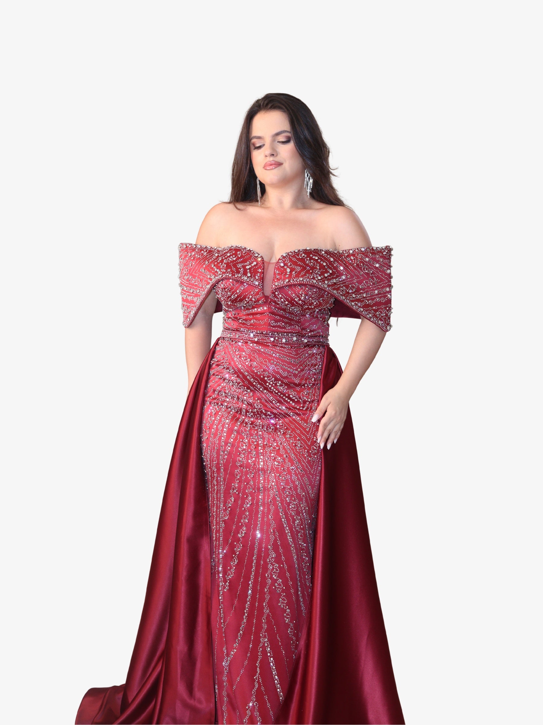 Rochie Lunga "Daiana" Regal, Rosu