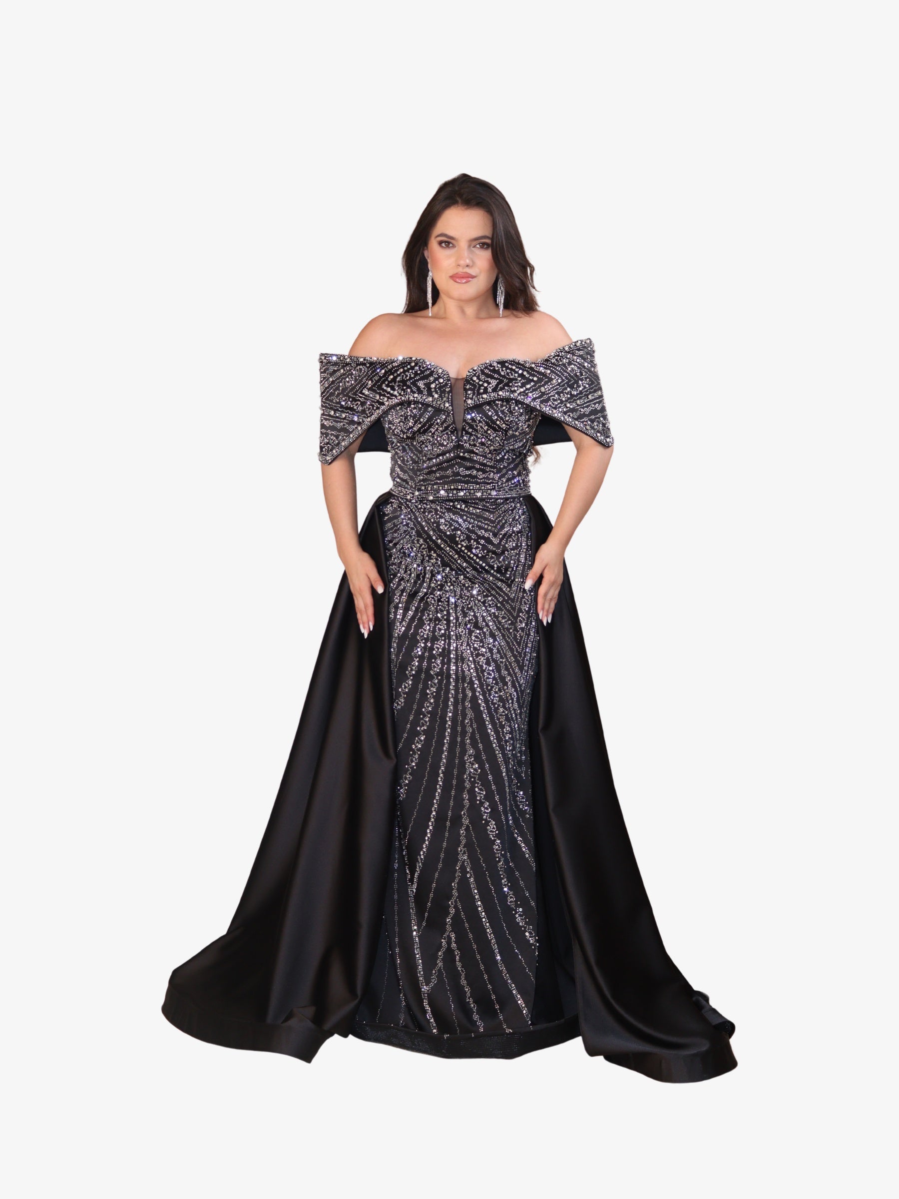 Rochie Lunga “Daiana” Regal, Negru
