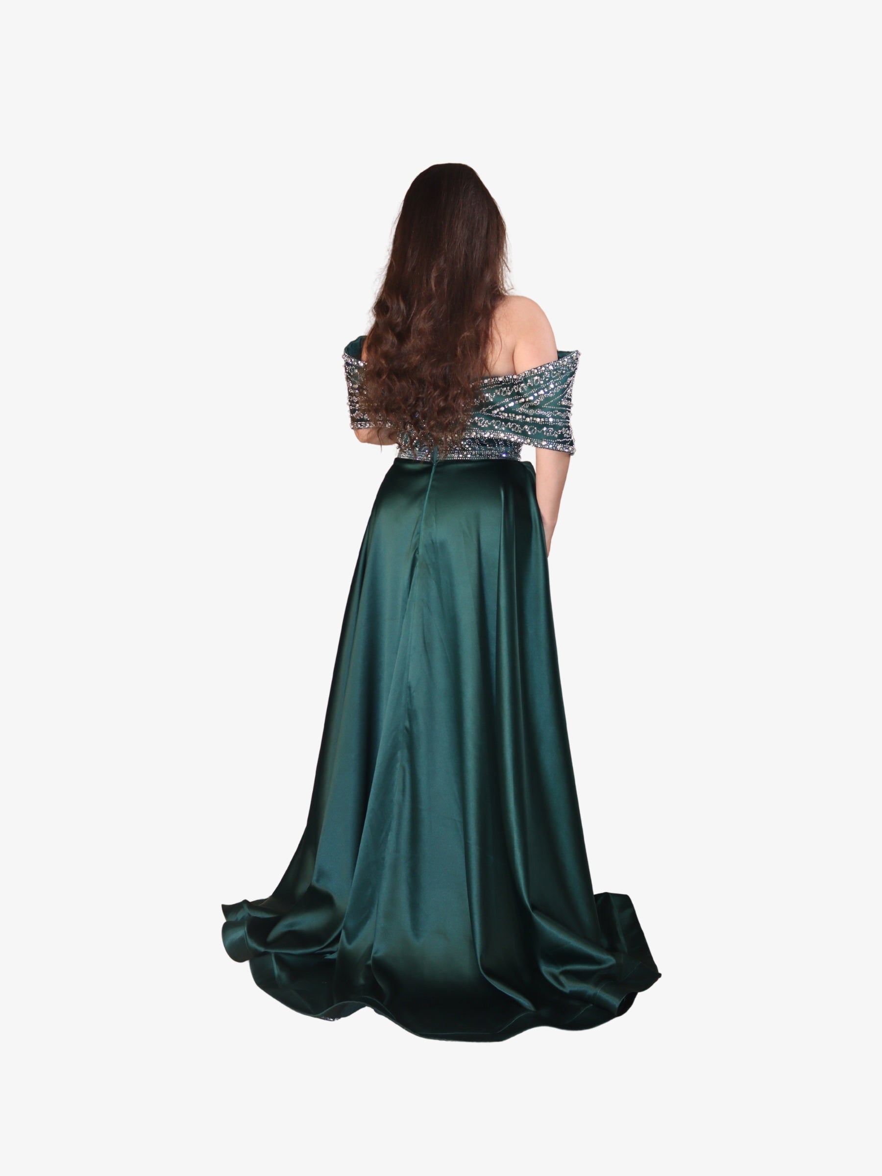 Rochie Lunga “Daiana” Regal, Verde