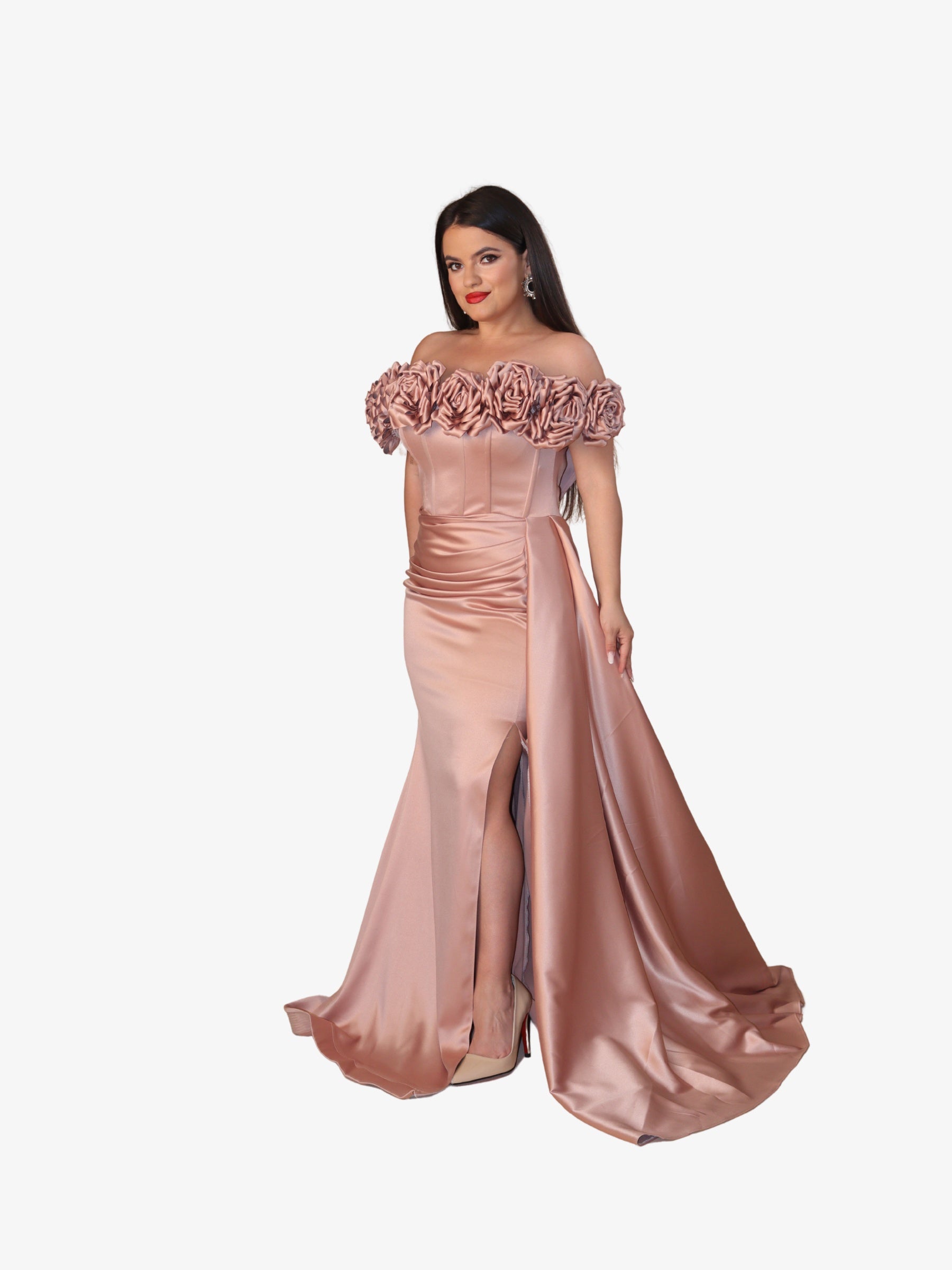 Rochie Lunga "Luiza Luxury", Maro