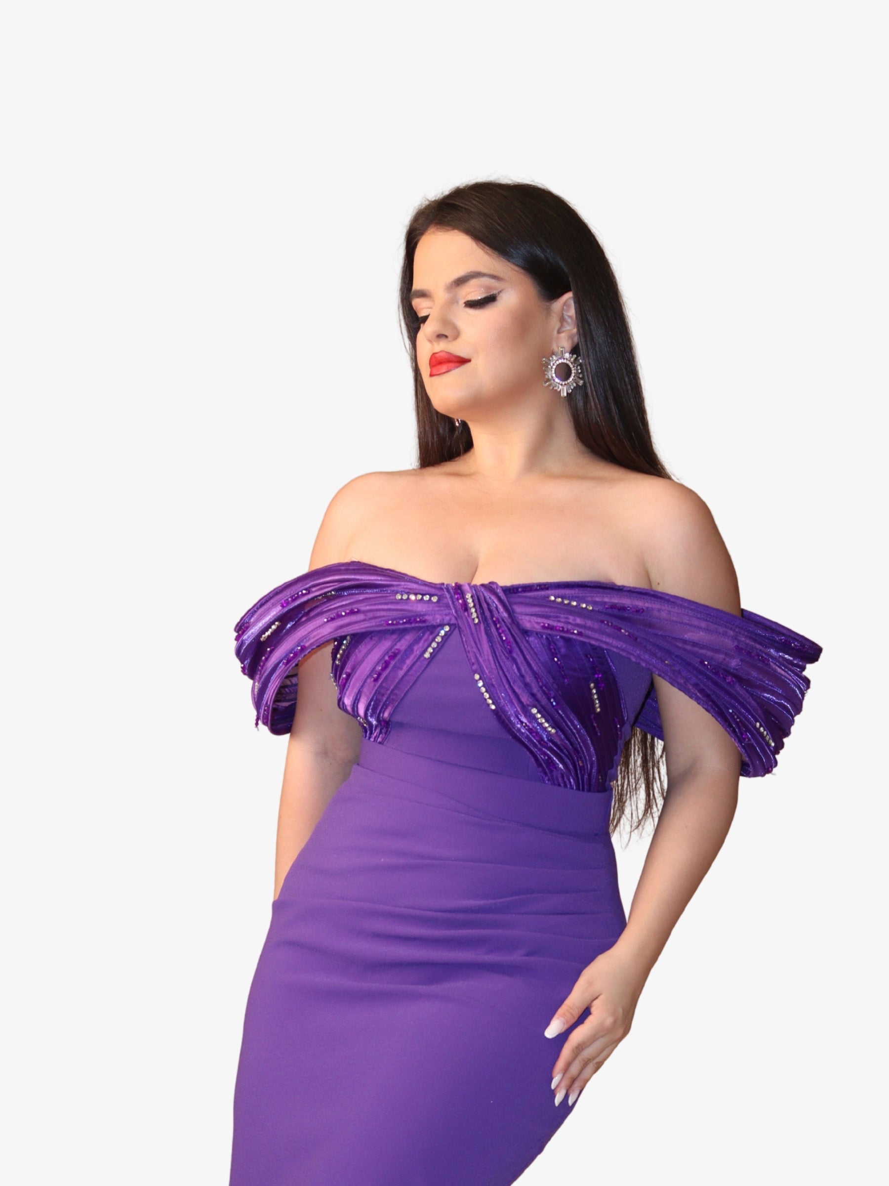 Rochie Lunga "Cataleya Luxury", Mov